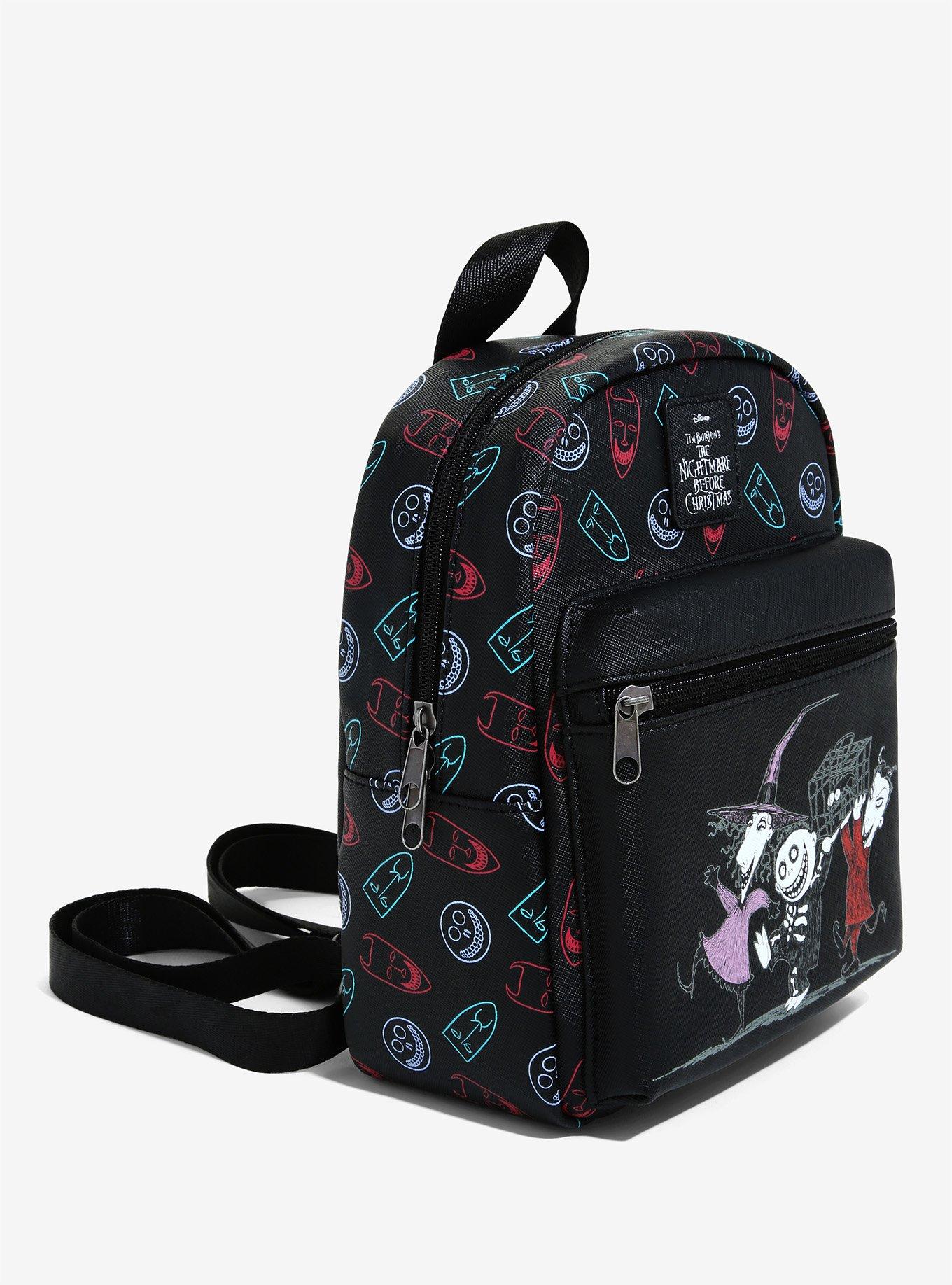 Loungefly The Nightmare Before Christmas Lock Shock & Barrel Mini Backpack, , alternate