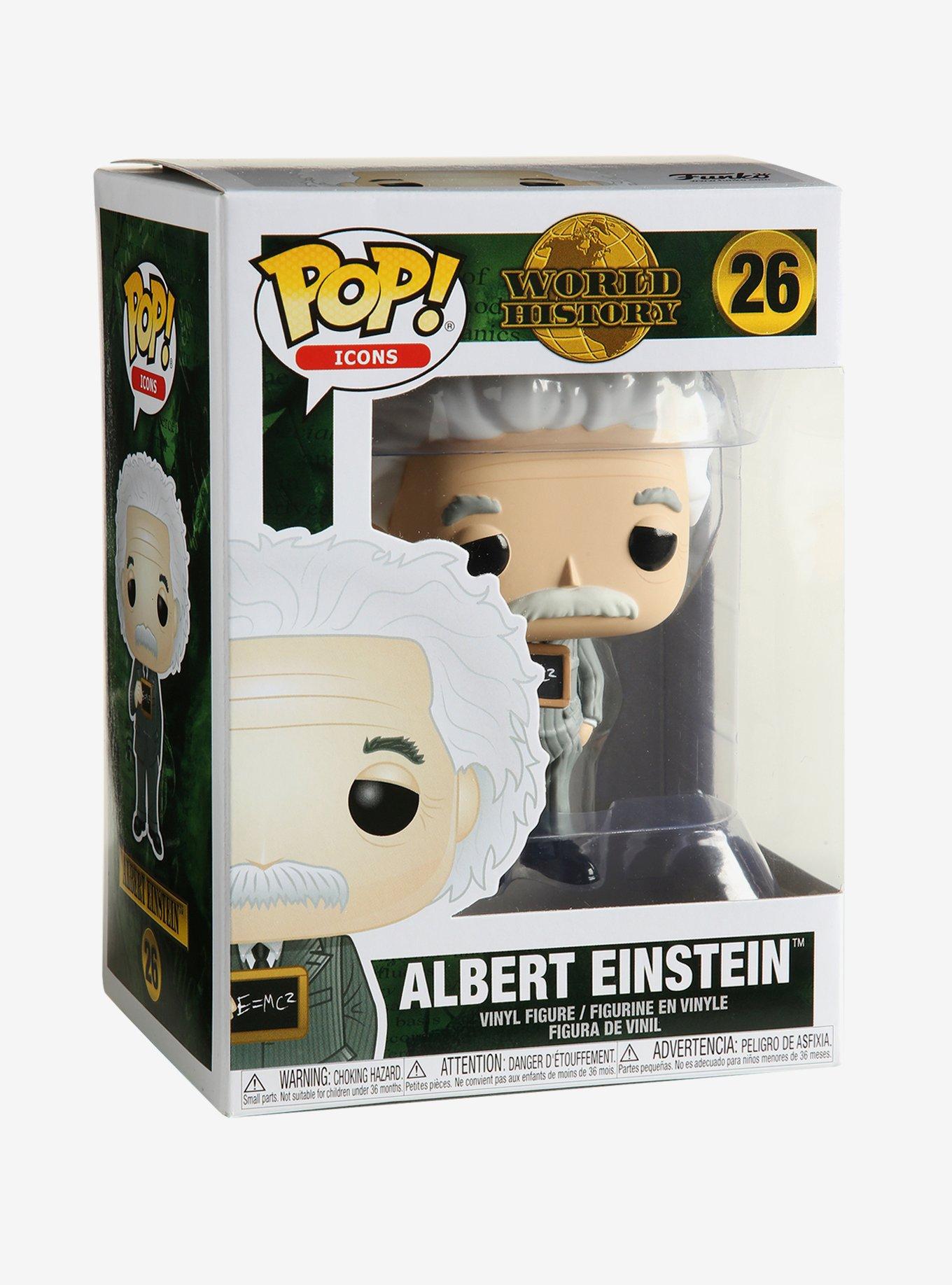 Funko World History Pop! Icons Albert Einstein Vinyl Figure, , alternate