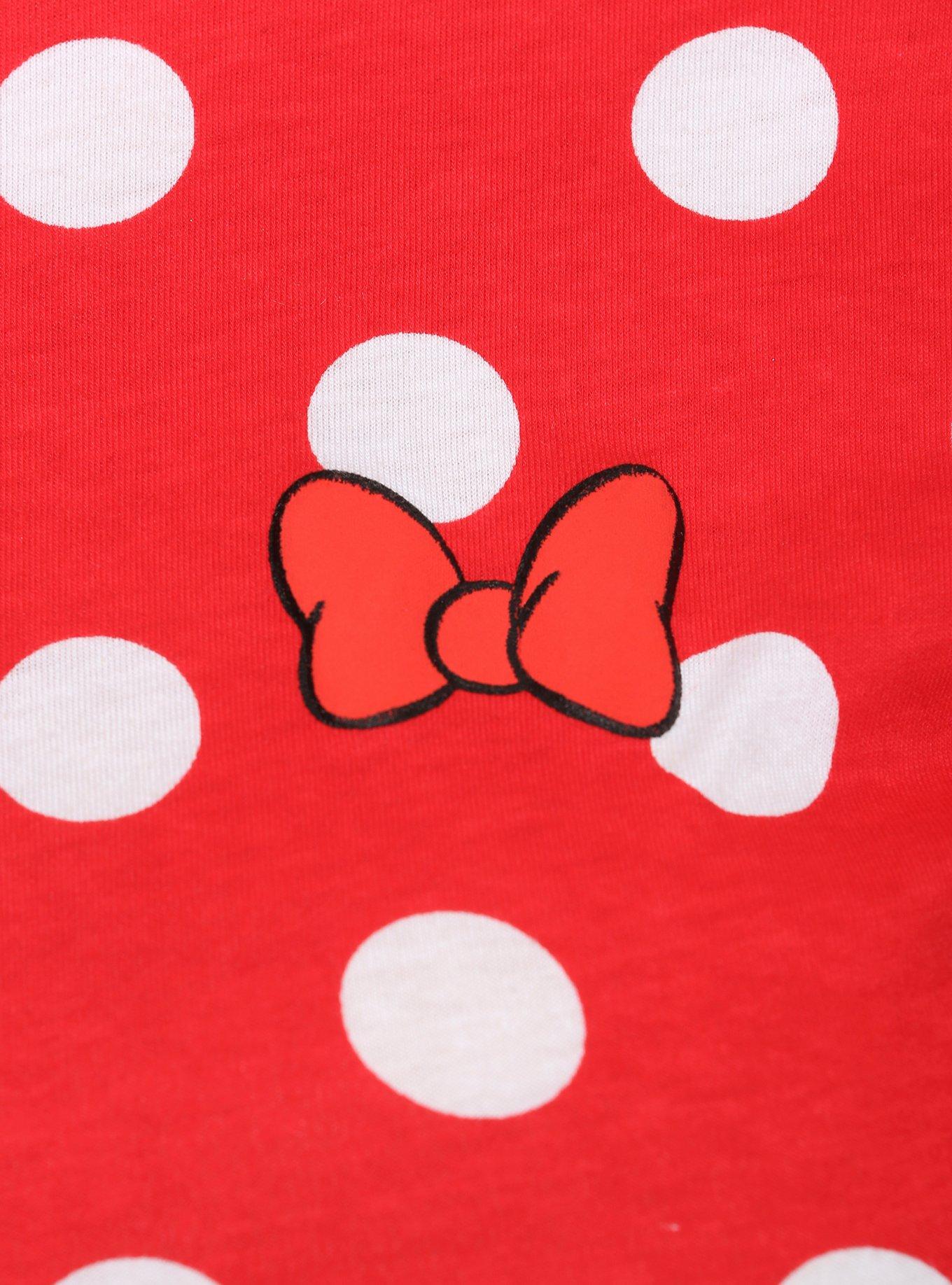 Disney Minnie Mouse Polka Dot T-Shirt Dress Plus Size, , alternate