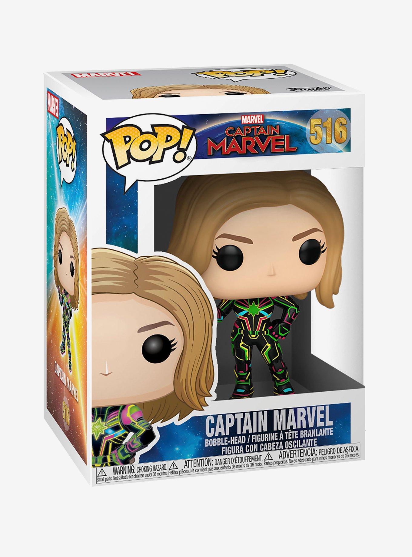 Funko Marvel Captain Marvel Pop! Captain Marvel Vinyl Bobble-Head, , alternate