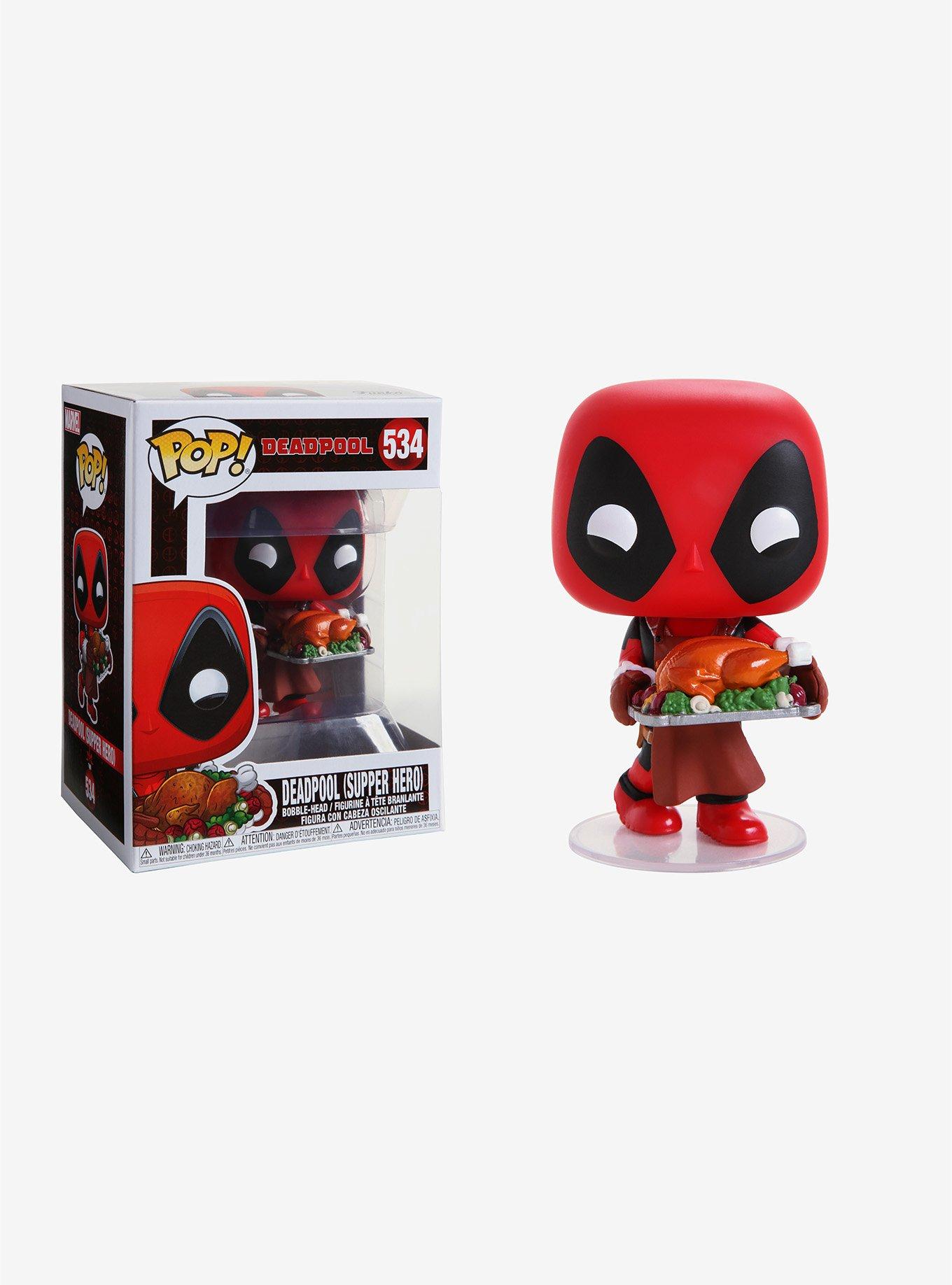 Funko Pop! Marvel Holiday Deadpool (Supper Hero) Vinyl Bobble-Head, , alternate