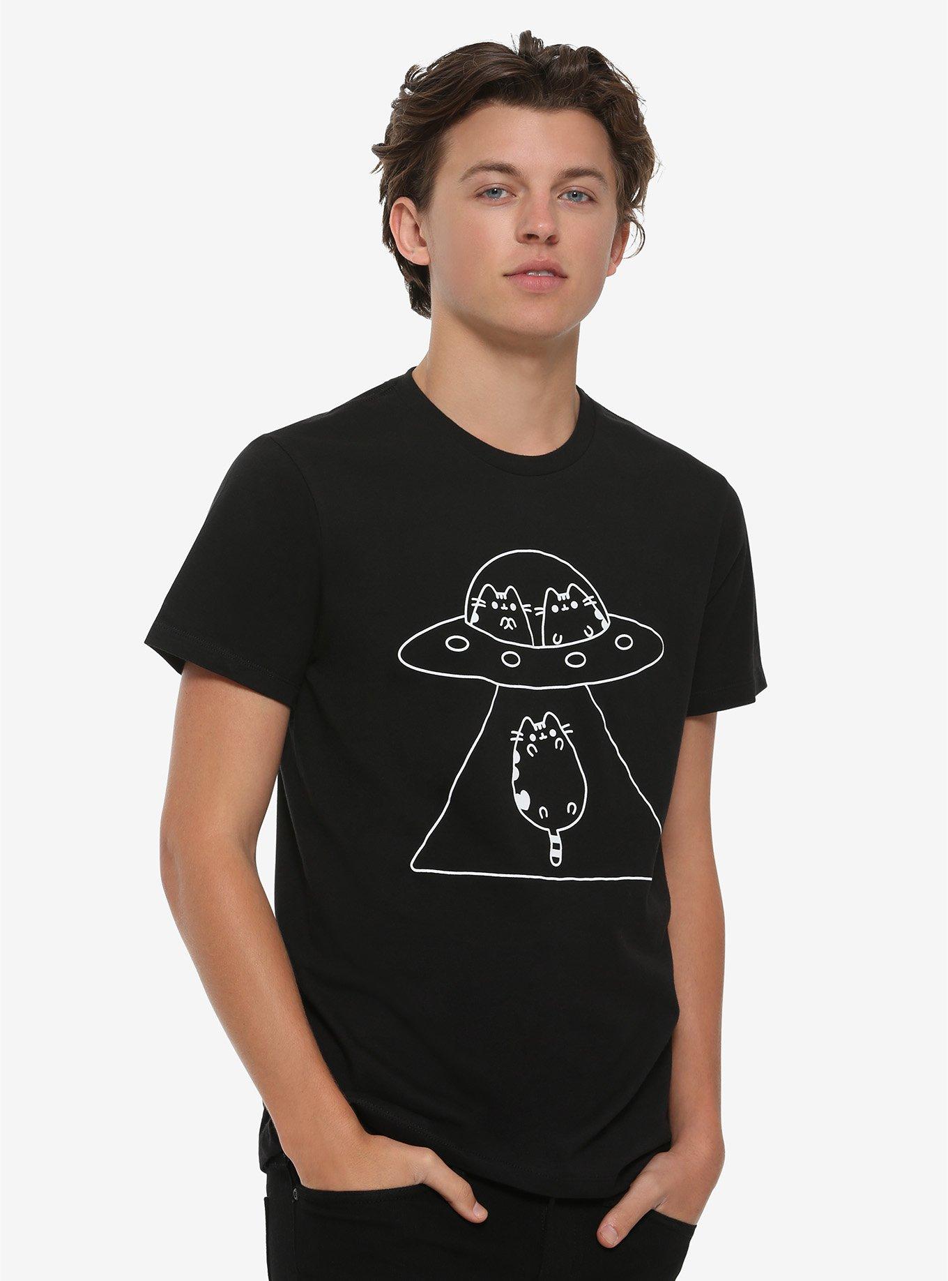 Pusheen Aliens T-Shirt, , alternate