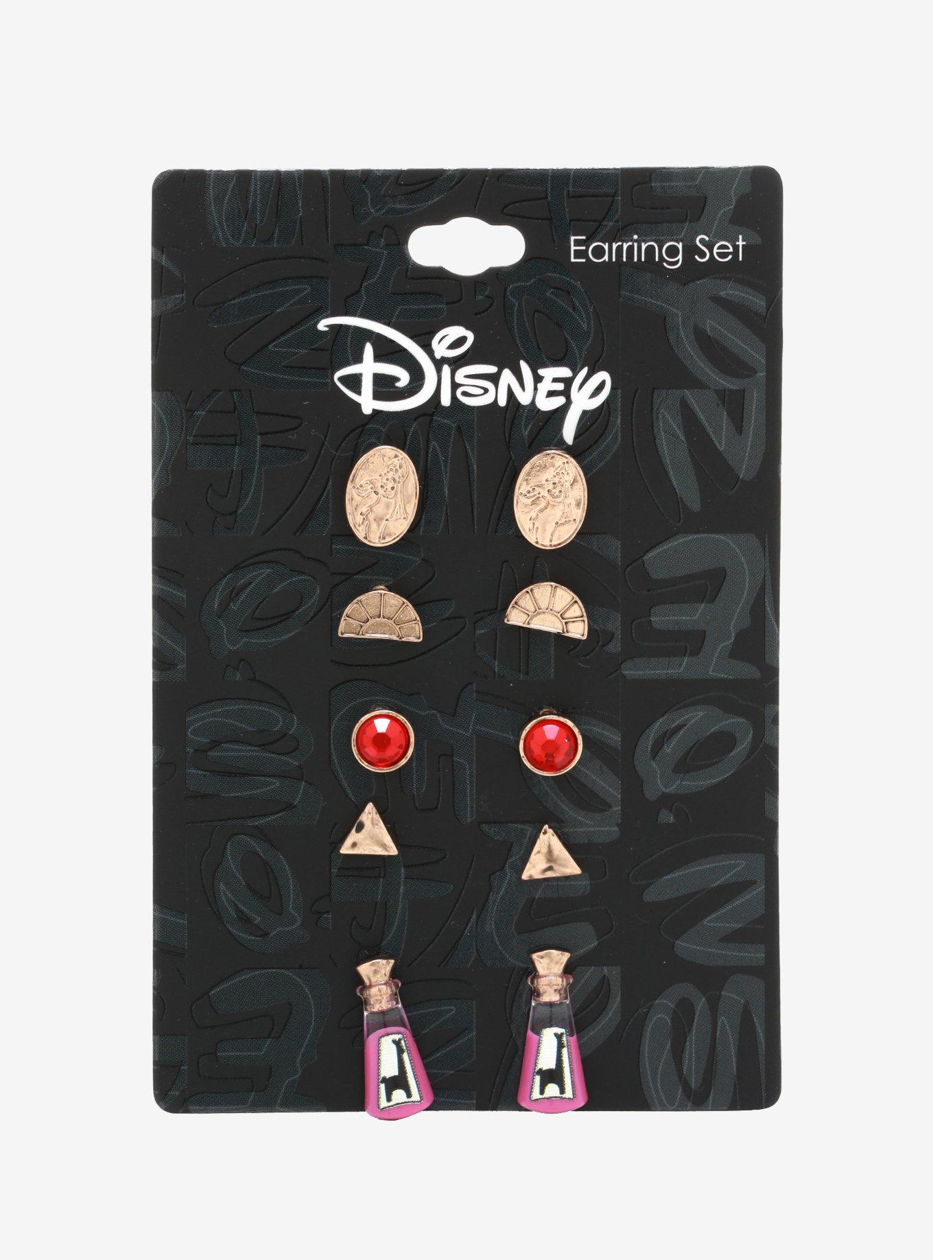 Disney The Emperor's New Grove Stud Earring Set, , alternate