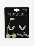 Supernatural Castiel Cuff Earring Set, , alternate