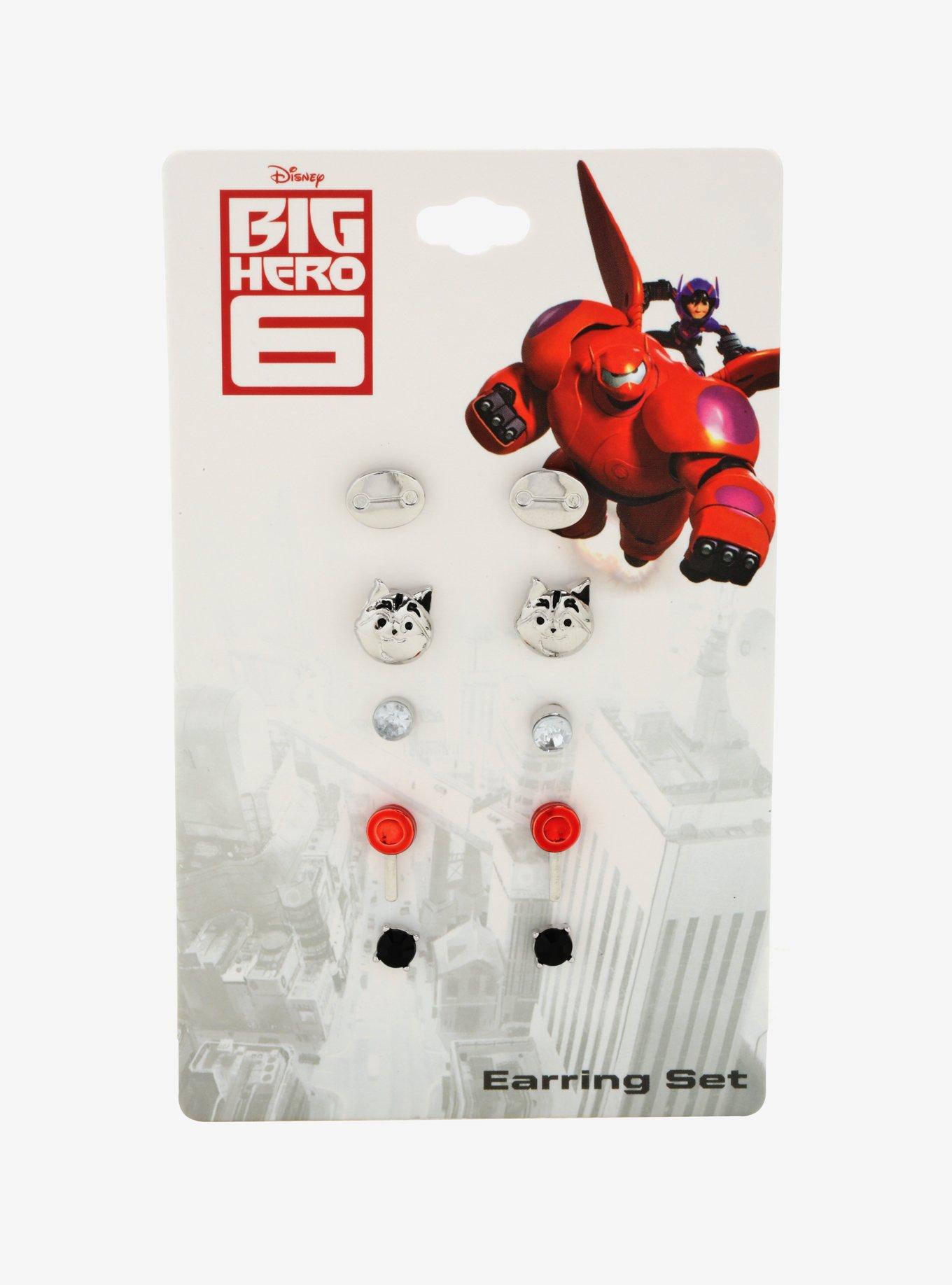 Disney Big Hero 6 Baymax Stud Earring Set, , alternate