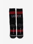 IT Loser Lover Crew Socks - BoxLunch Exclusive, , alternate