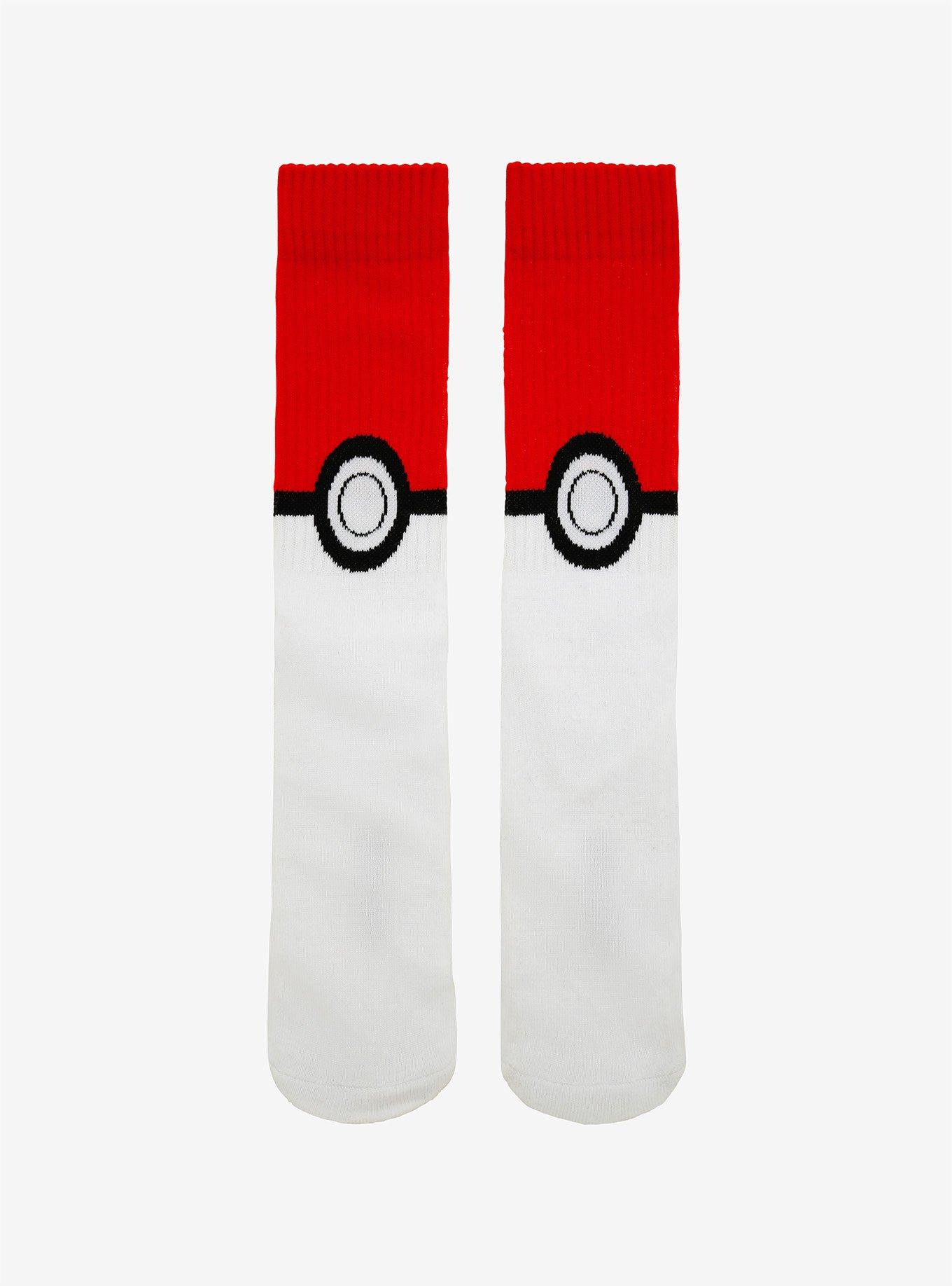 Pokemon Poke Ball Crew Socks, , alternate