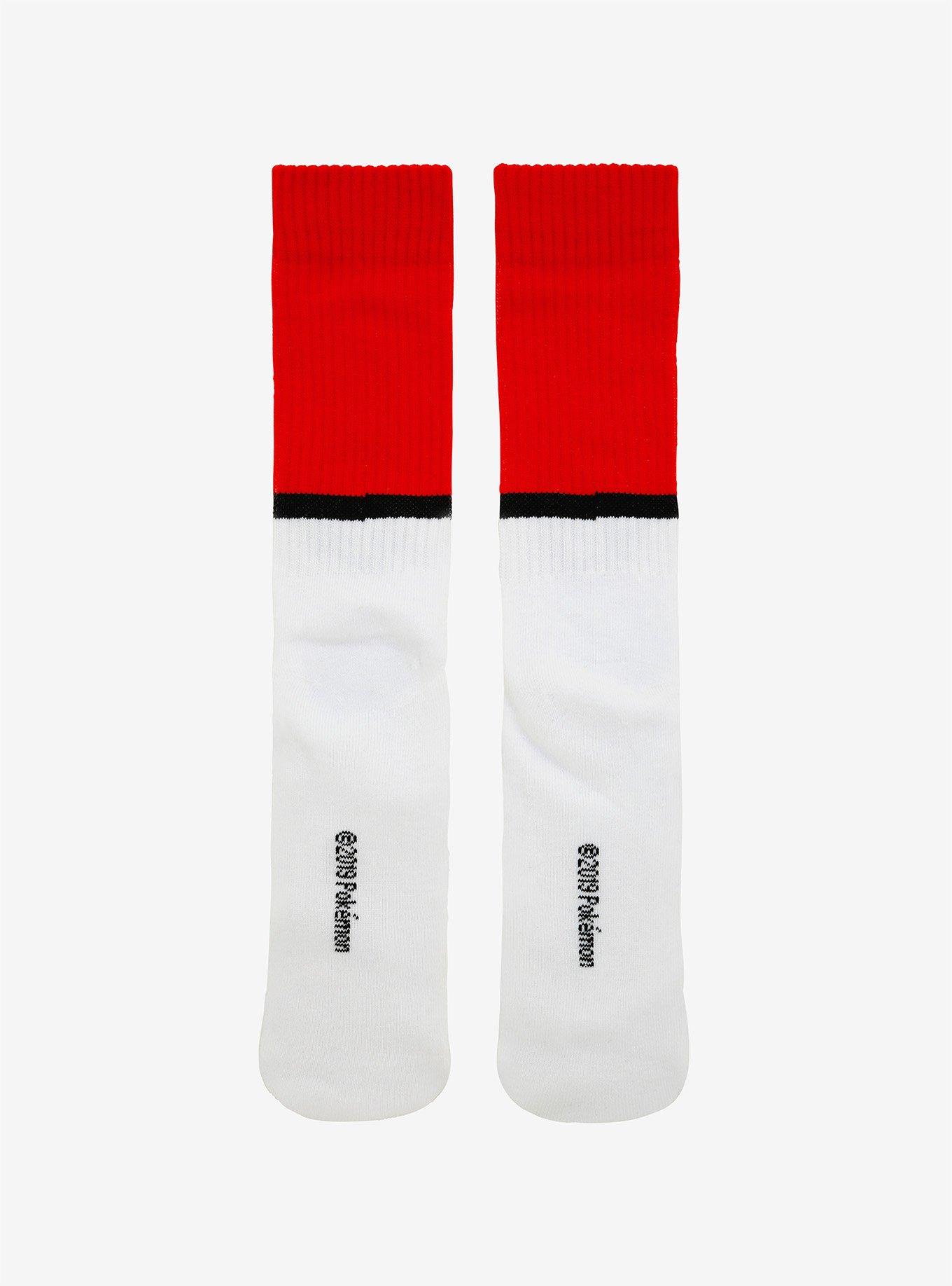 Pokemon Poke Ball Crew Socks, , alternate