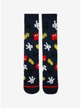 Disney Mickey Mouse Outfit Crew Socks - BoxLunch Exclusive, , alternate