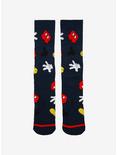 Disney Mickey Mouse Outfit Crew Socks - BoxLunch Exclusive, , alternate