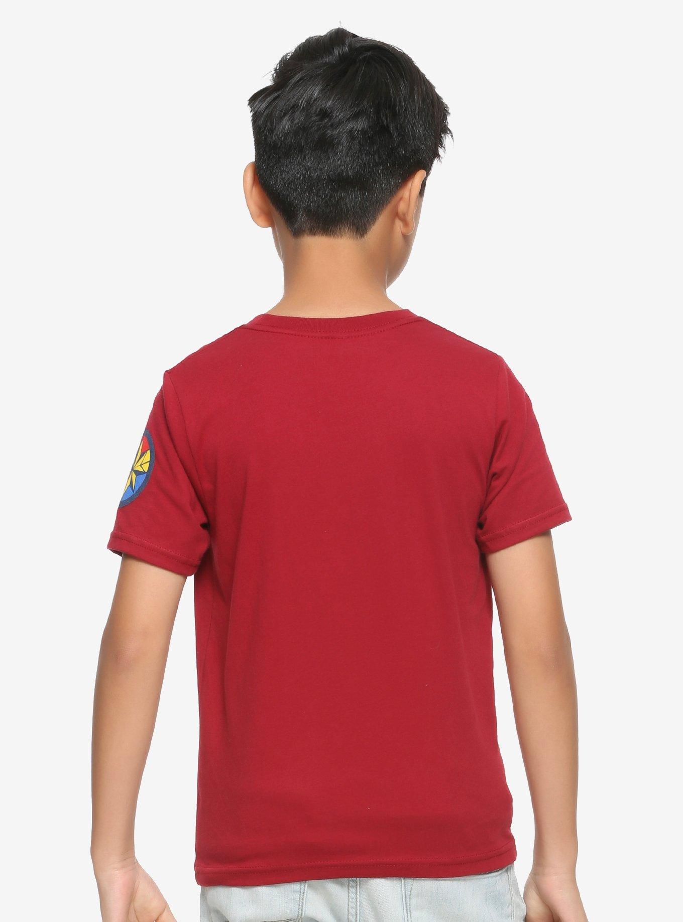 Marvel Captain Marvel Air Force Youth T-Shirt - BoxLunch Exclusive, , alternate