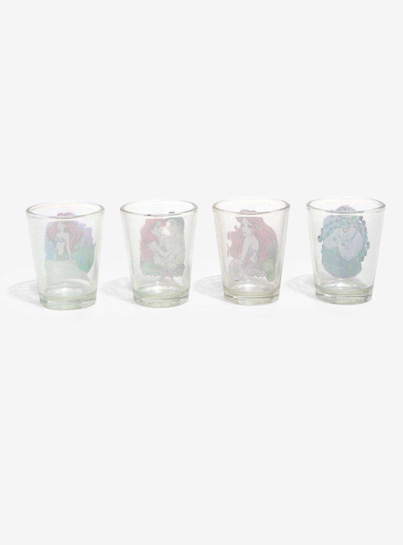 Disney The Little Mermaid Sketch Mini Glass Set, , alternate