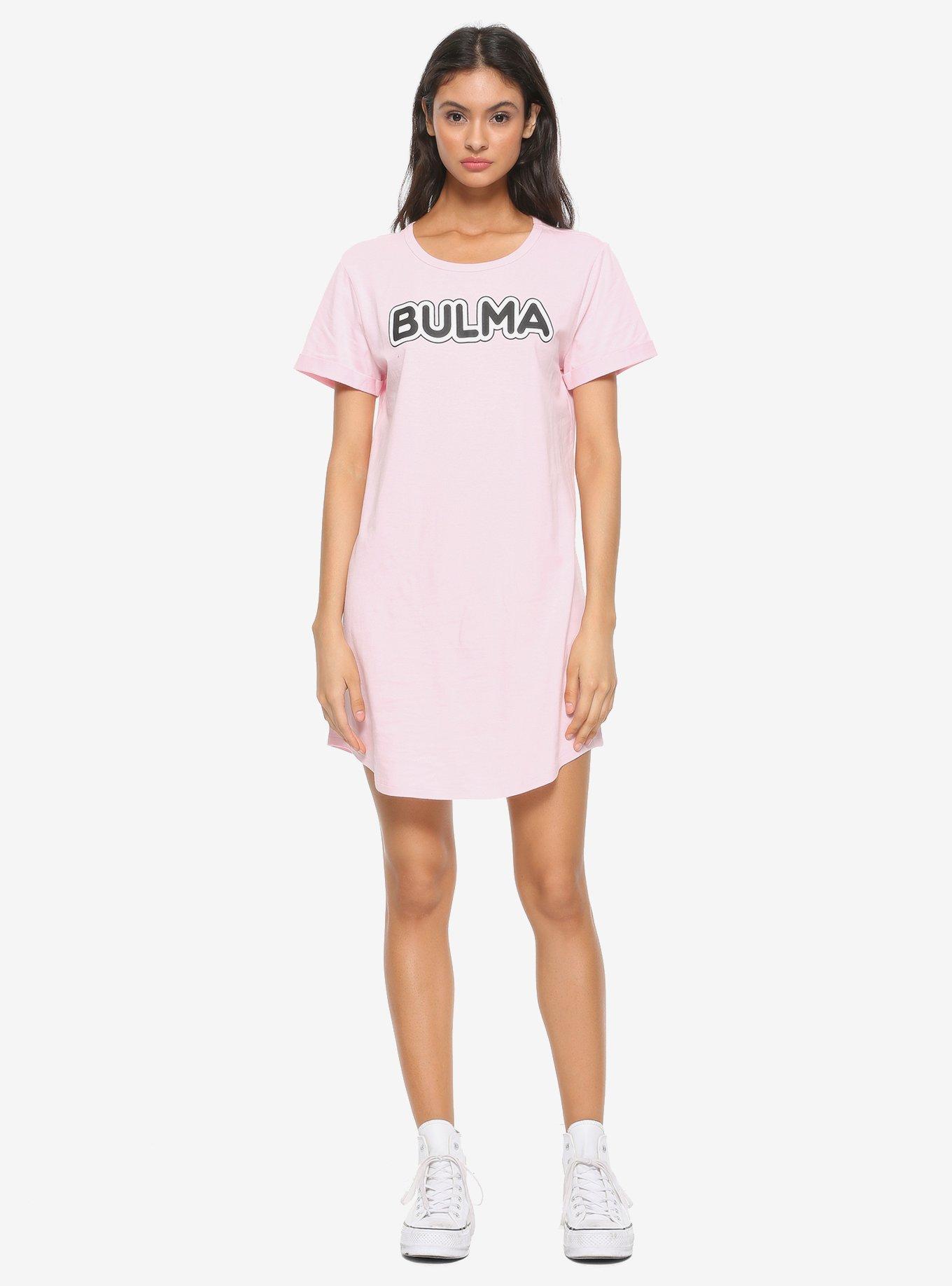 Dragon Ball Z Bulma Cosplay T-Shirt Dress, LIGHT PINK, alternate