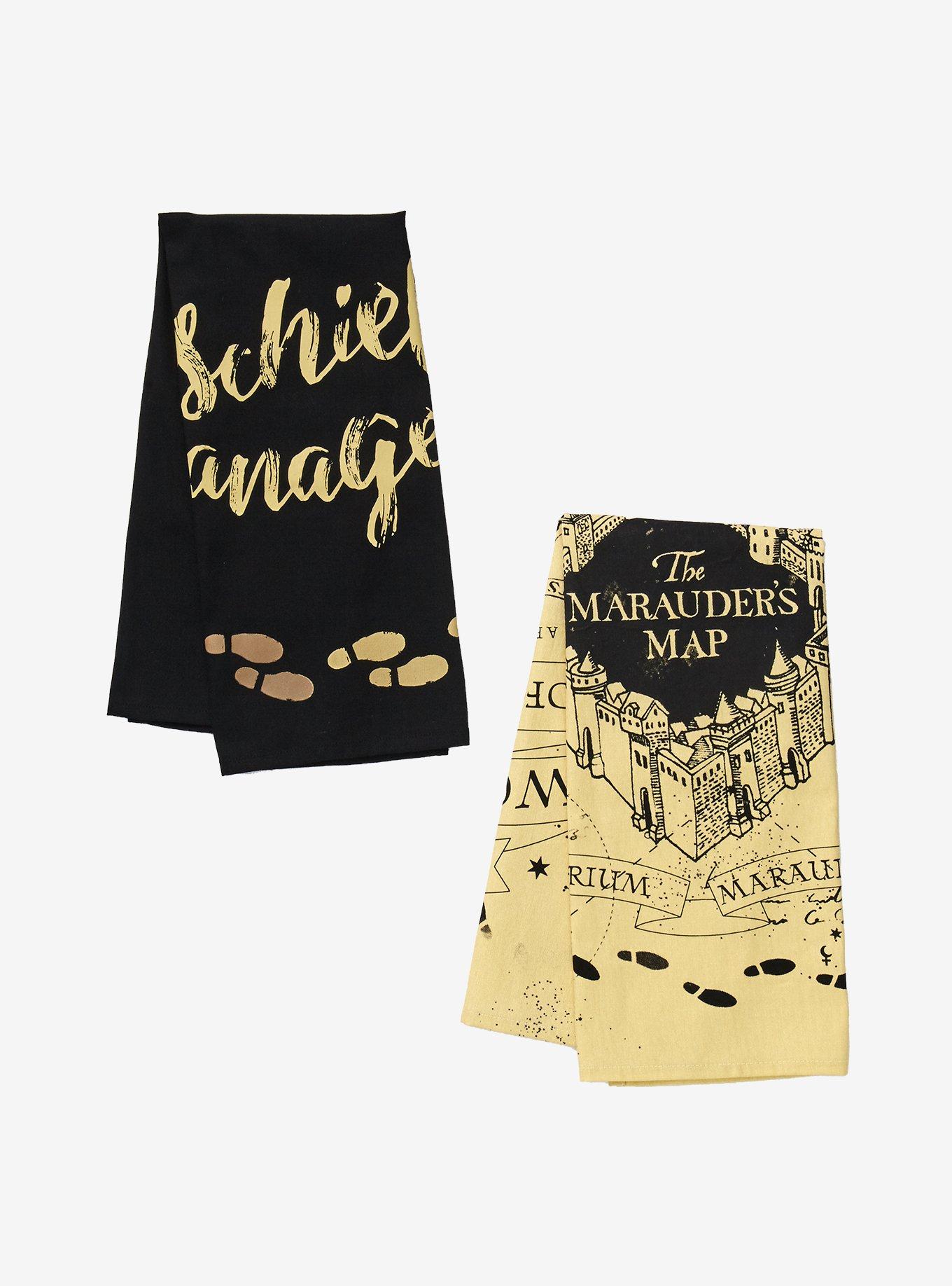 Harry Potter Marauder's Map Kitchen Towel Set, , alternate