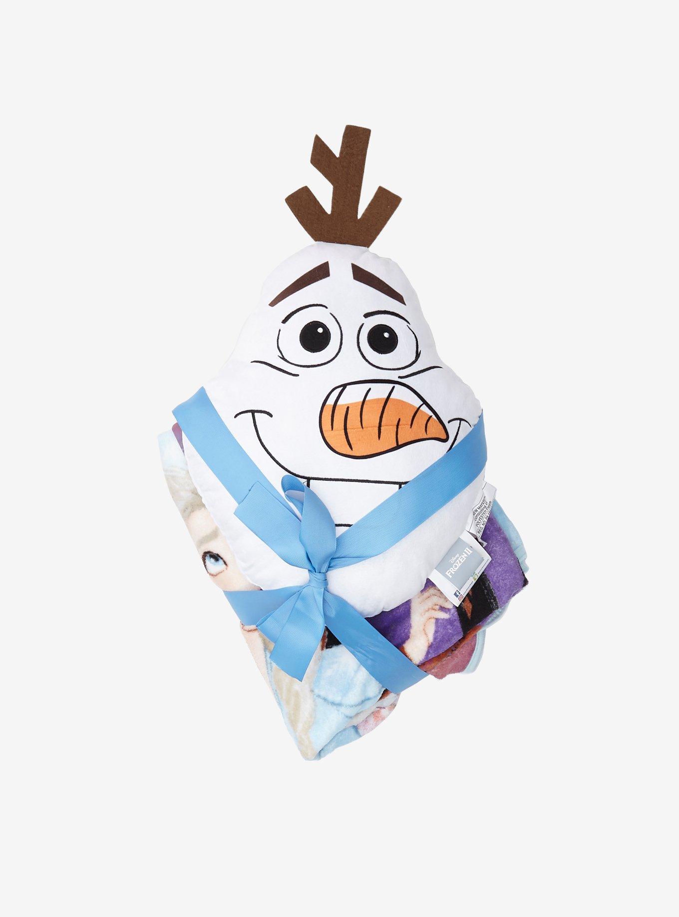 Disney Frozen 2 Olaf Pillow & Group Throw Blanket Set, , alternate