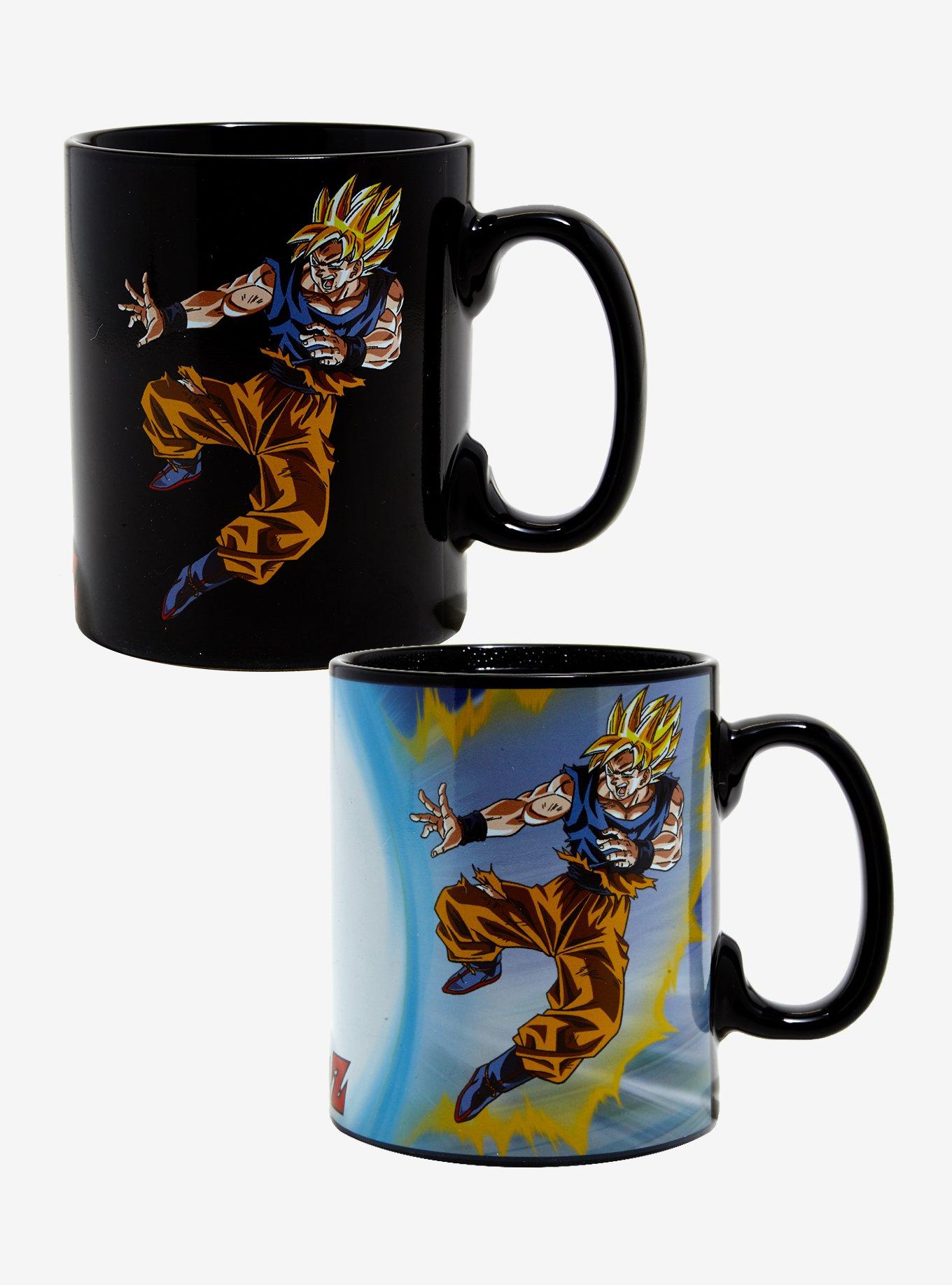 Dragon Ball Z Kid Buu & Super Saiyan Goku Heat Reveal Mug & Coaster Set, , alternate