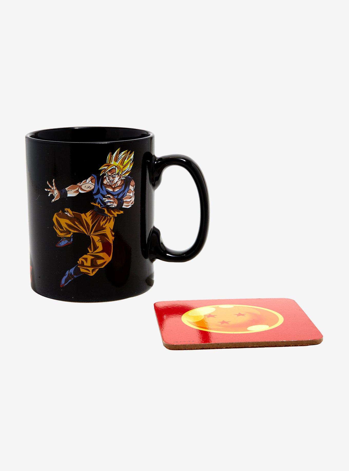 Dragon Ball Z Kid Buu & Super Saiyan Goku Heat Reveal Mug & Coaster Set, , alternate