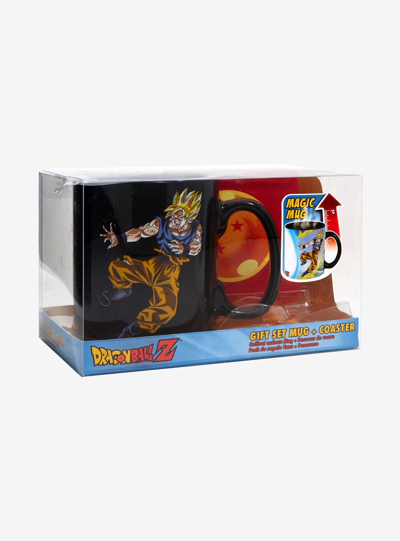 Dragon Ball Z Kid Buu & Super Saiyan Goku Heat Reveal Mug & Coaster Set, , alternate