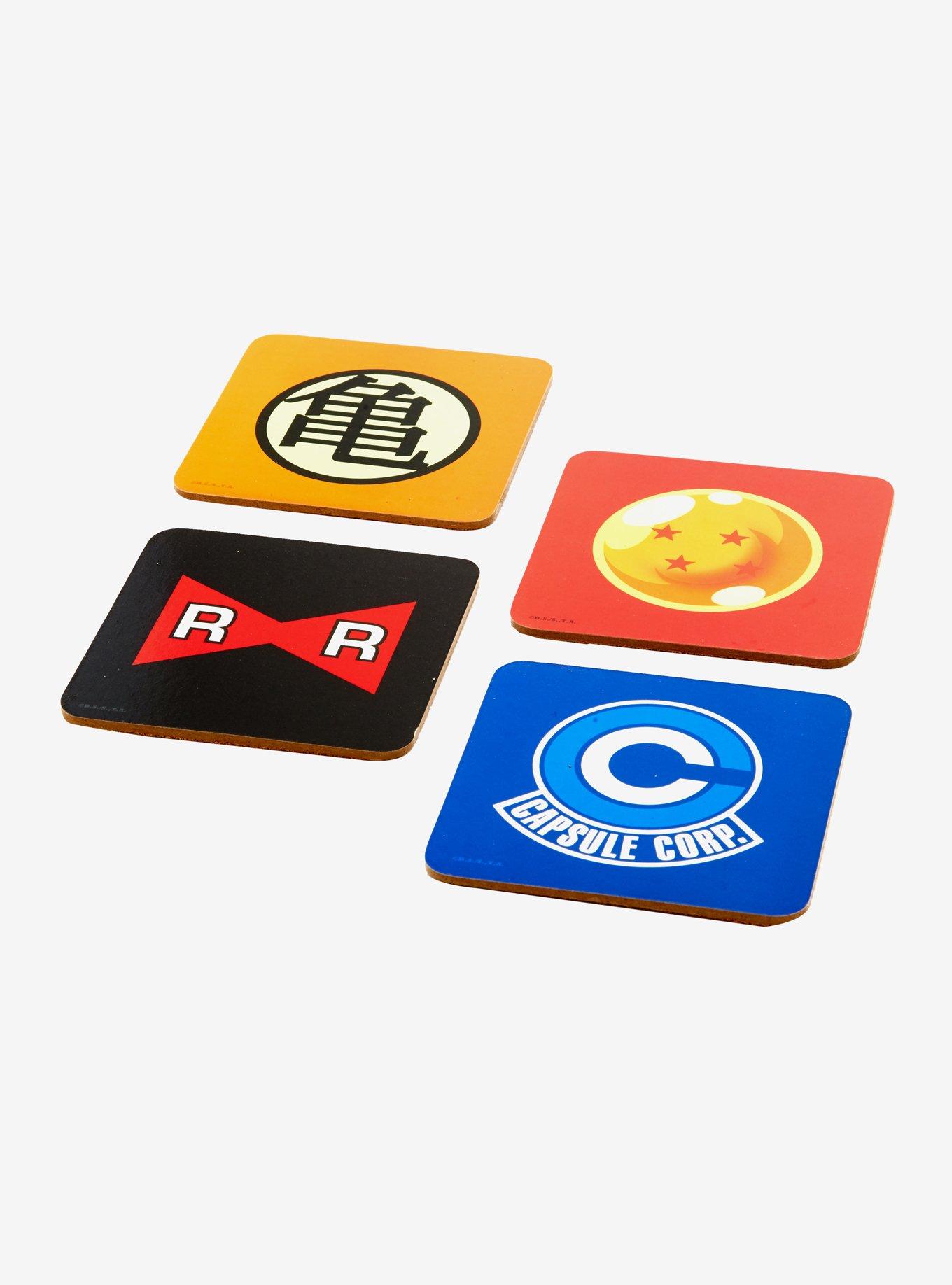 Dragon Ball Z Symbol Coaster Set, , alternate