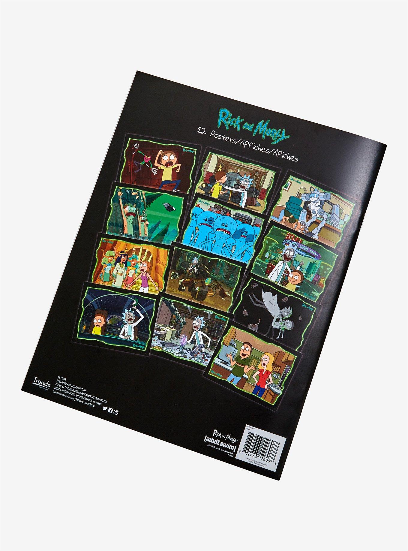 Rick And Morty Poster Book, , alternate