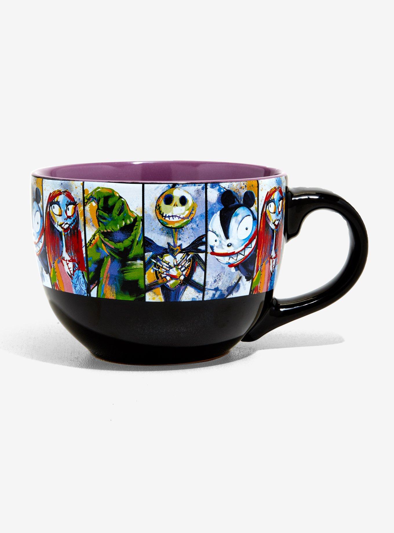 The Nightmare Before Christmas Watercolor Portrait Soup Mug, , alternate