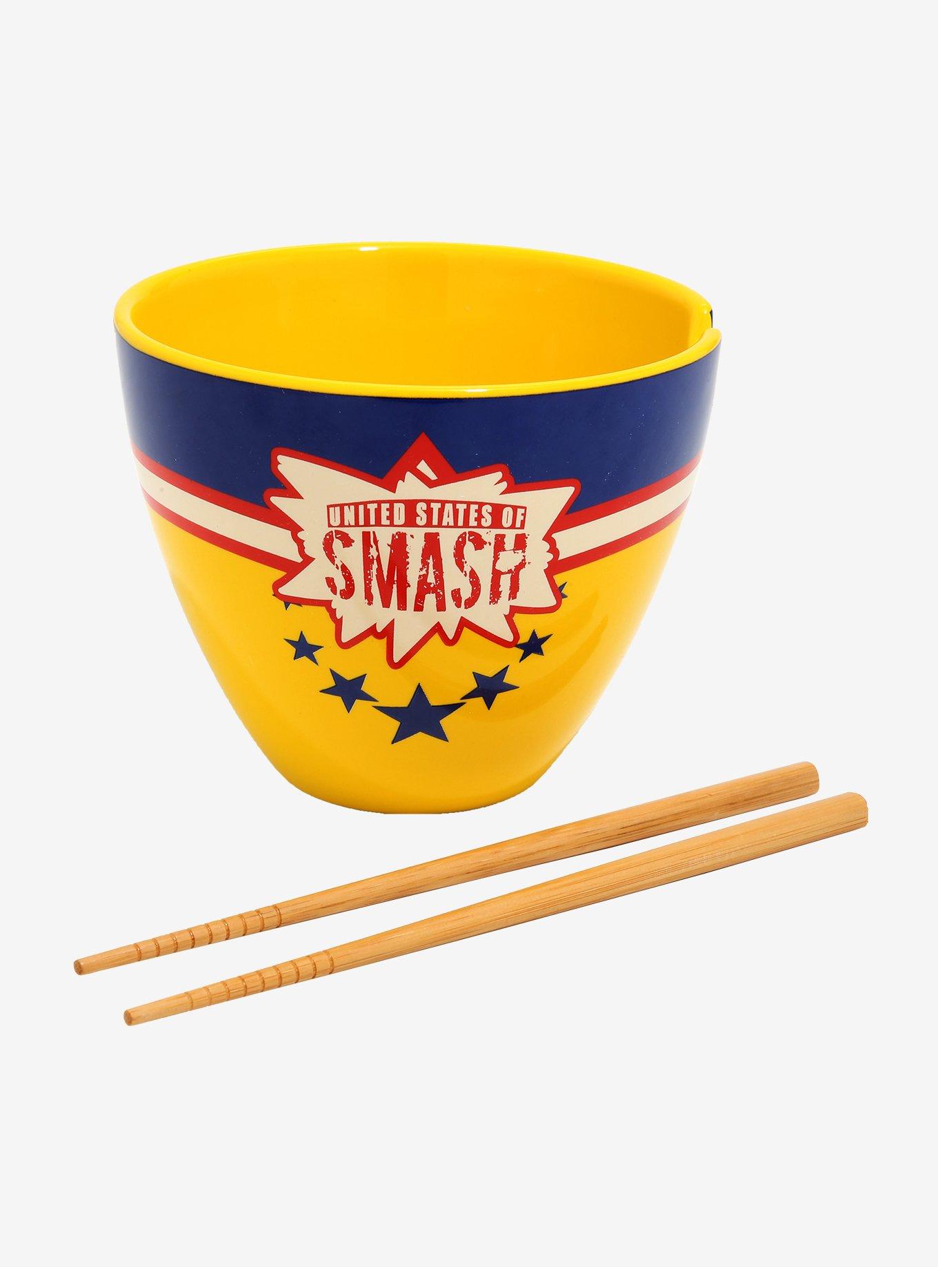 My Hero Academia All Might Ramen Bowl With Chopsticks, , alternate
