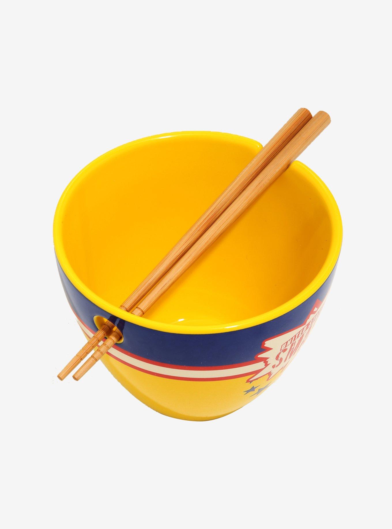 My Hero Academia All Might Ramen Bowl With Chopsticks, , alternate