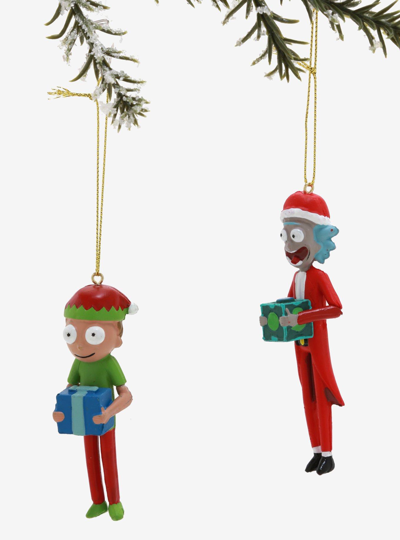 Rick And Morty Present Ornament Set, , alternate