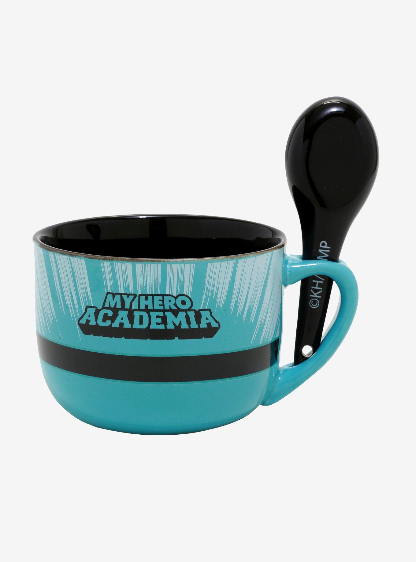 My Hero Academia Deku Bakugo Todoroki Soup Mug & Spoon, , alternate