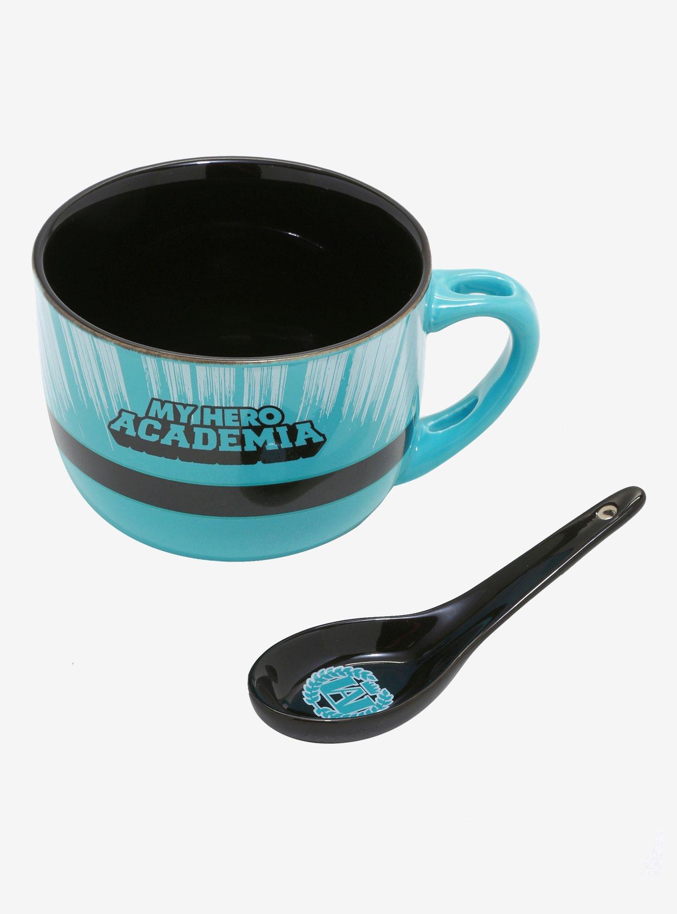 My Hero Academia Deku Bakugo Todoroki Soup Mug & Spoon, , alternate
