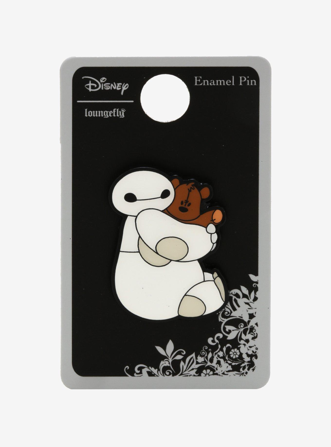 Loungefly Disney Big Hero 6 Baymax Cuddle Bear Enamel Pin, , alternate