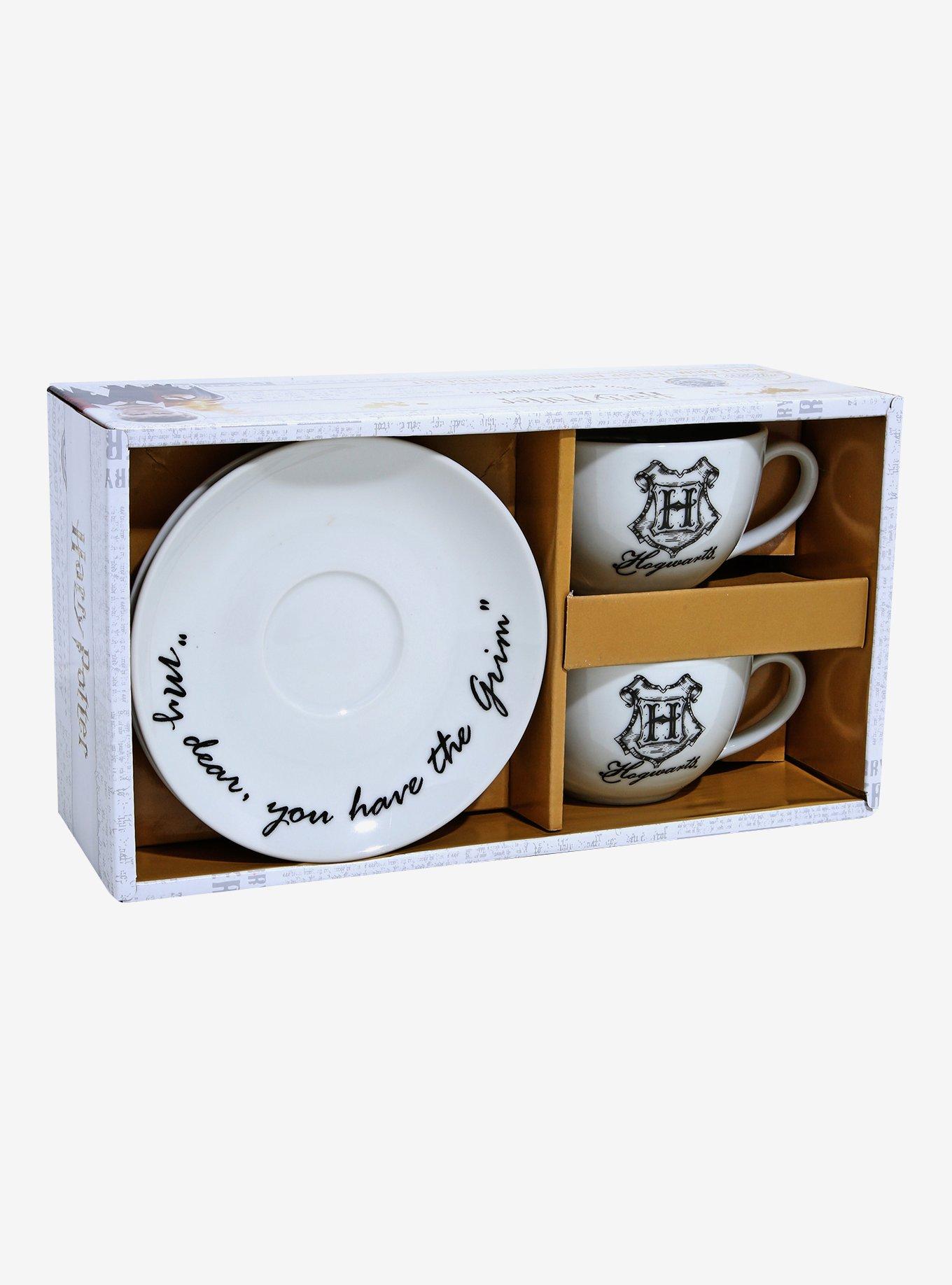 Harry Potter White Grim Tea Cup & Saucer Set - BoxLunch Exclusive, , alternate