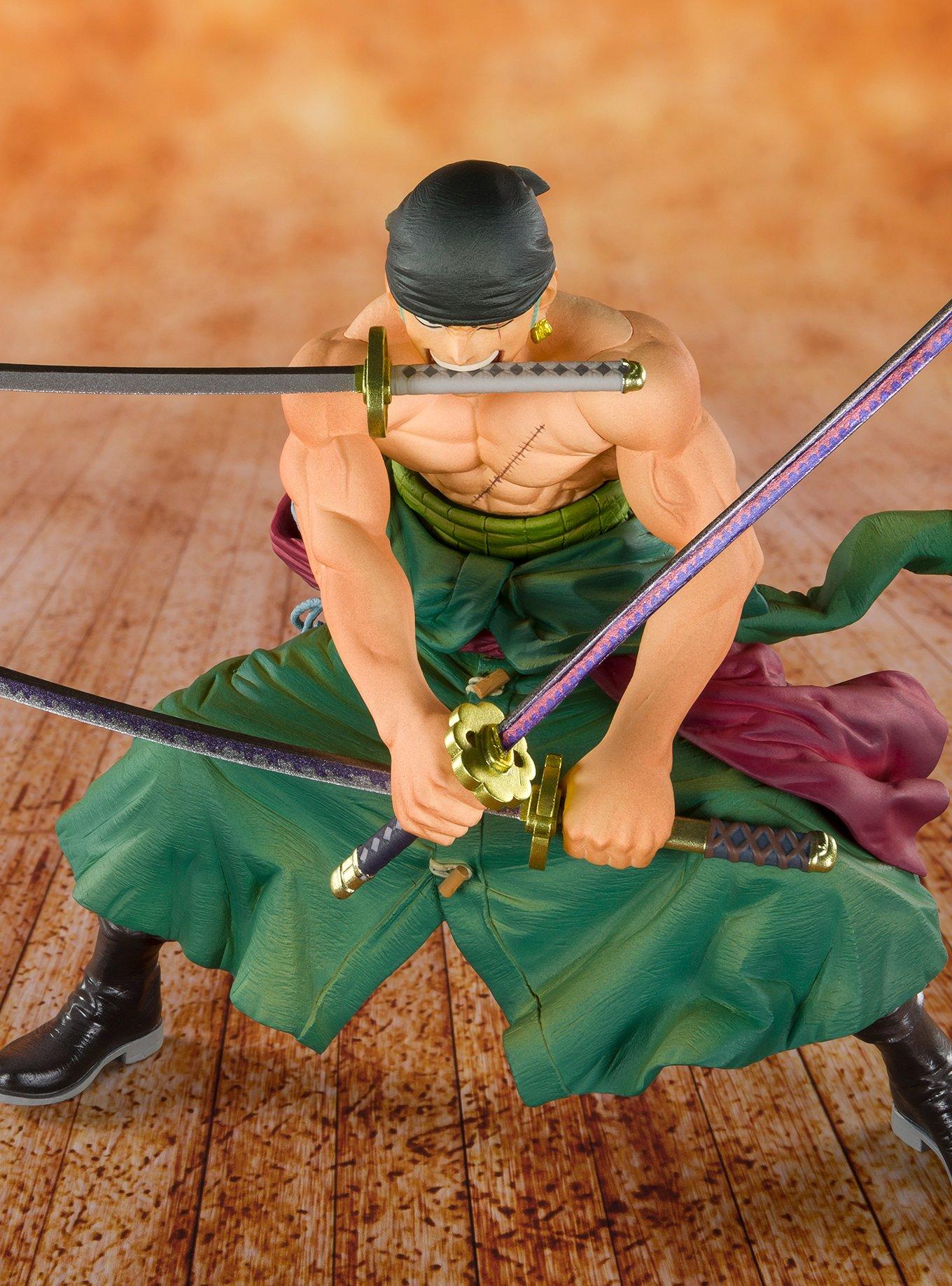 Bandai FiguartsZERO One Piece Pirate Hunter Zoro Collectible Figure, , alternate