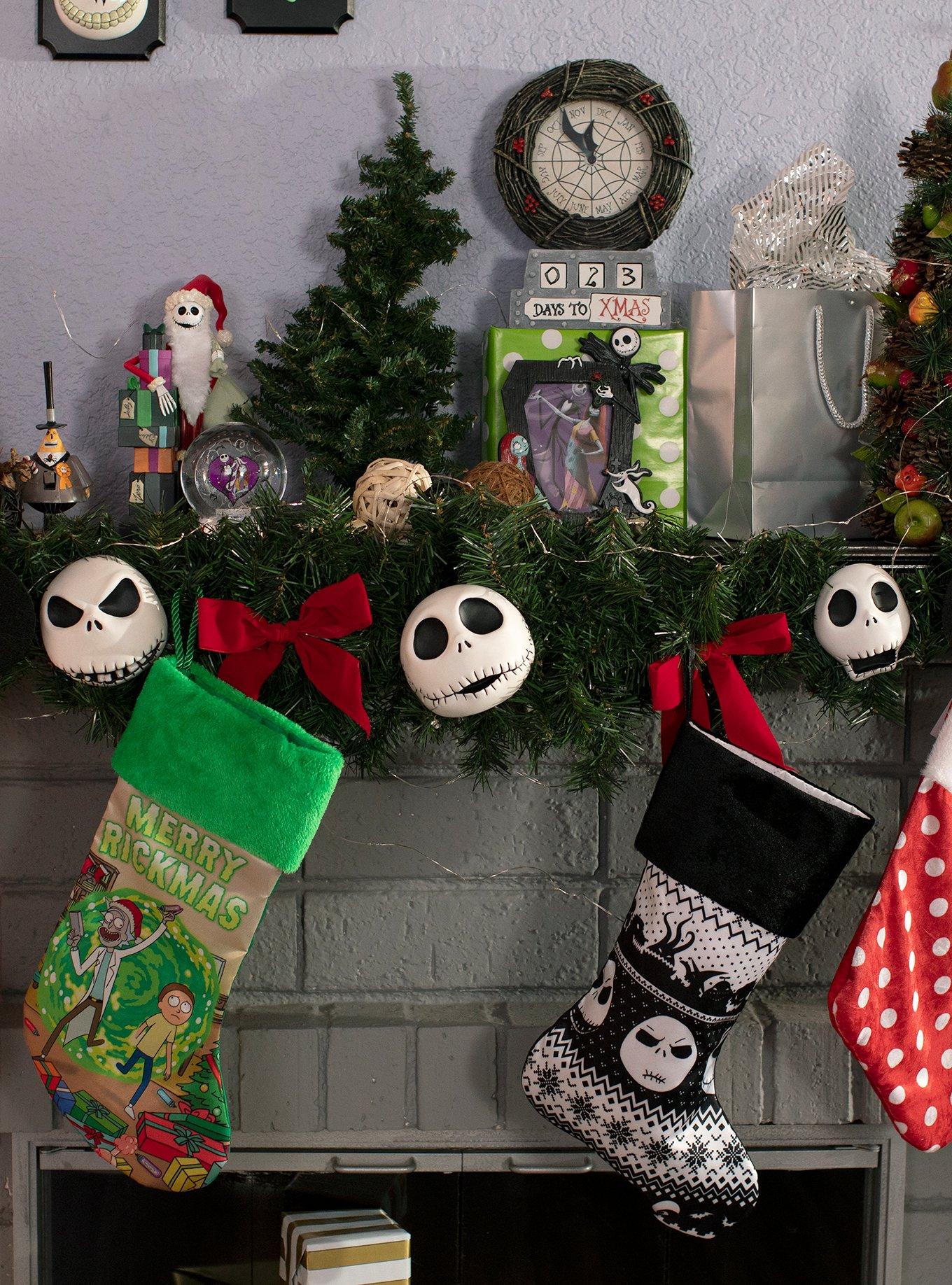 The Nightmare Before Christmas Jack Face Light-Up Garland, , alternate