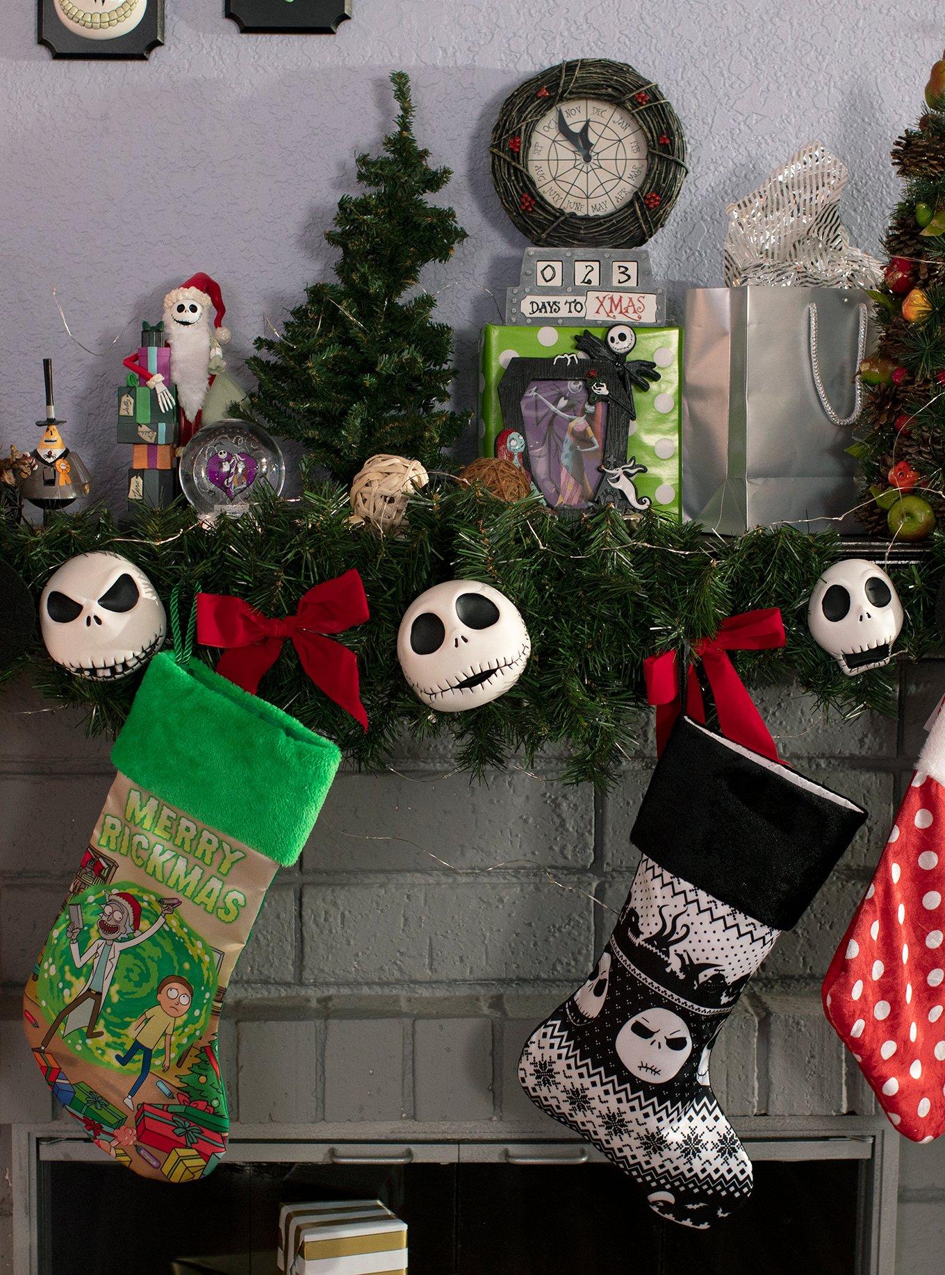 The Nightmare Before Christmas Jack Face Light-Up Garland, , alternate