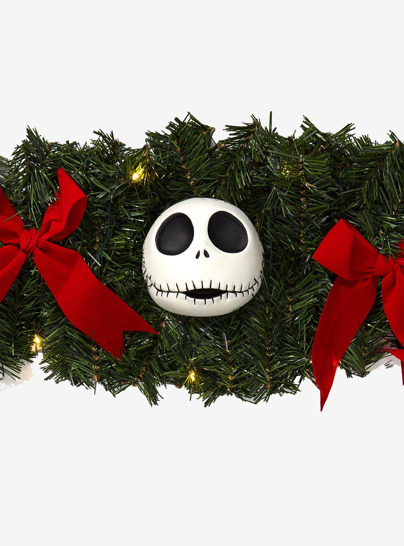 The Nightmare Before Christmas Jack Face Light-Up Garland, , alternate