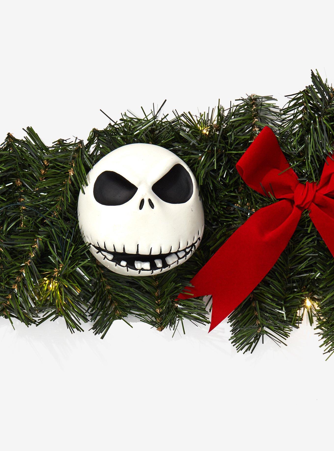 The Nightmare Before Christmas Jack Face Light-Up Garland, , alternate