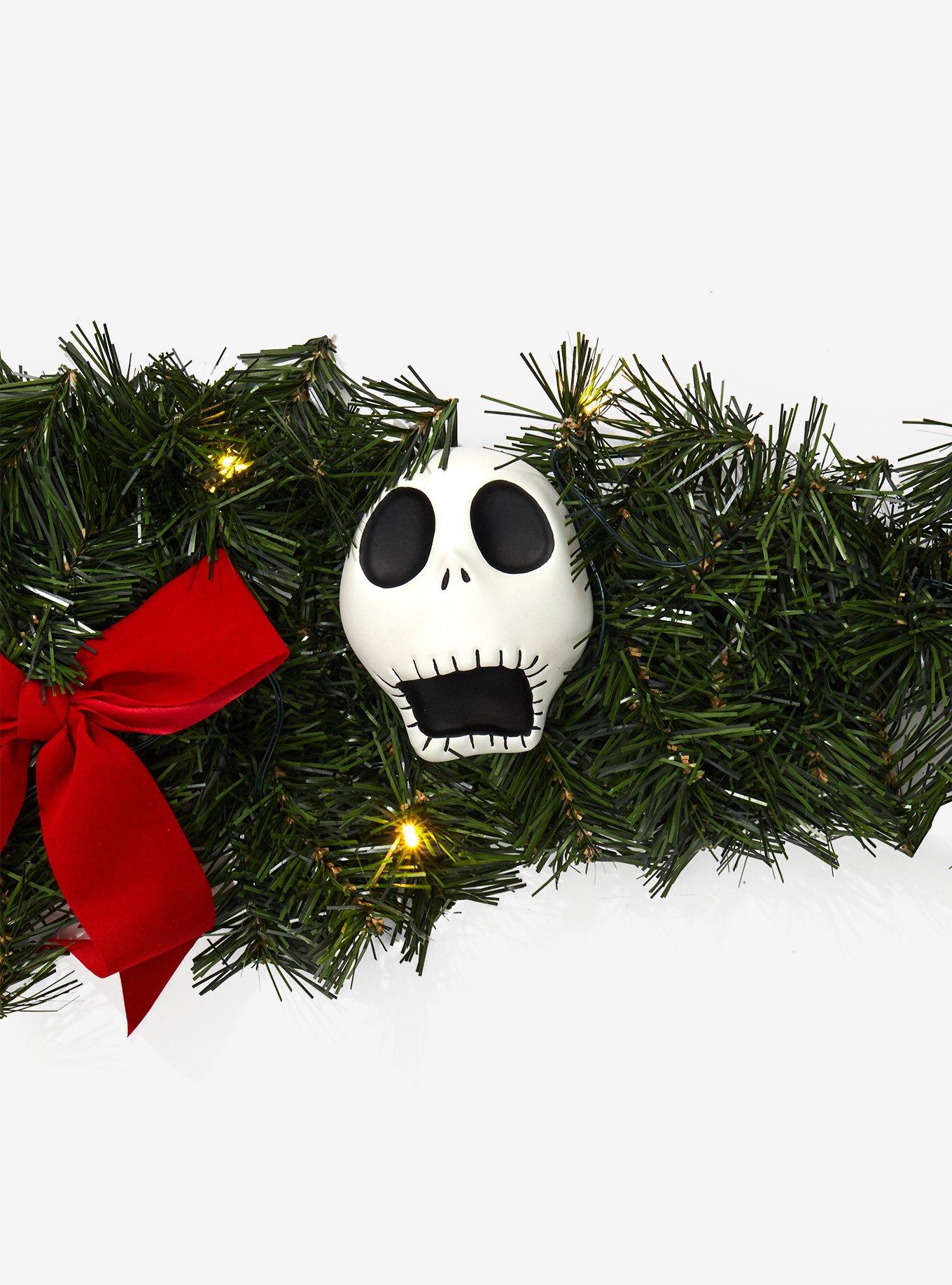 The Nightmare Before Christmas Jack Face Light-Up Garland, , alternate