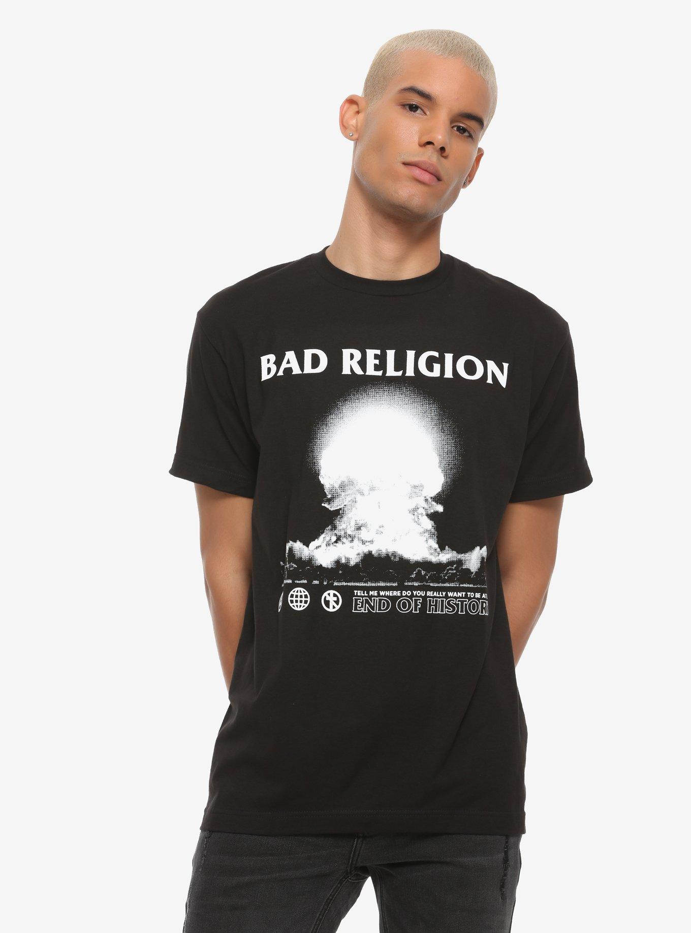 Bad Religion End Of History T-Shirt, BLACK, alternate