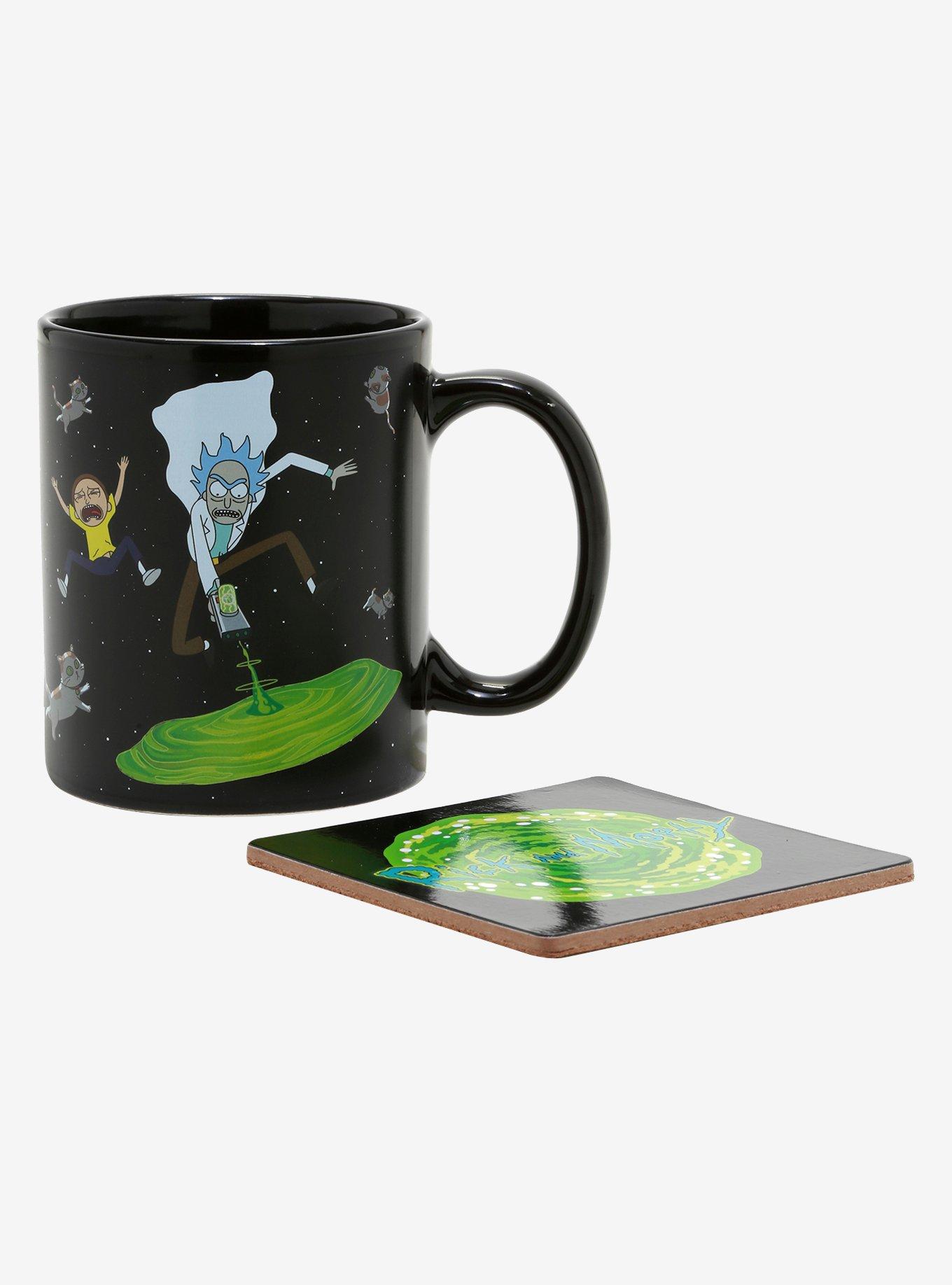 Rick And Morty Portals Mug & Coaster Set, , alternate