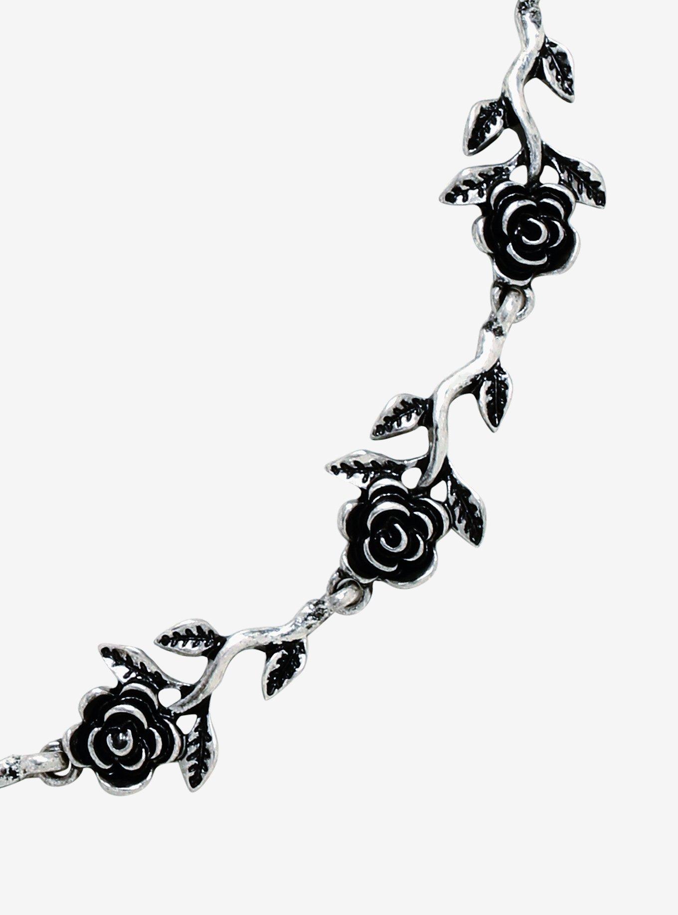 Blackheart Roses Choker, , alternate