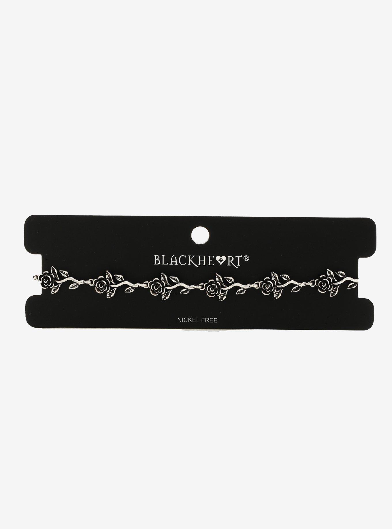 Blackheart Roses Choker, , alternate