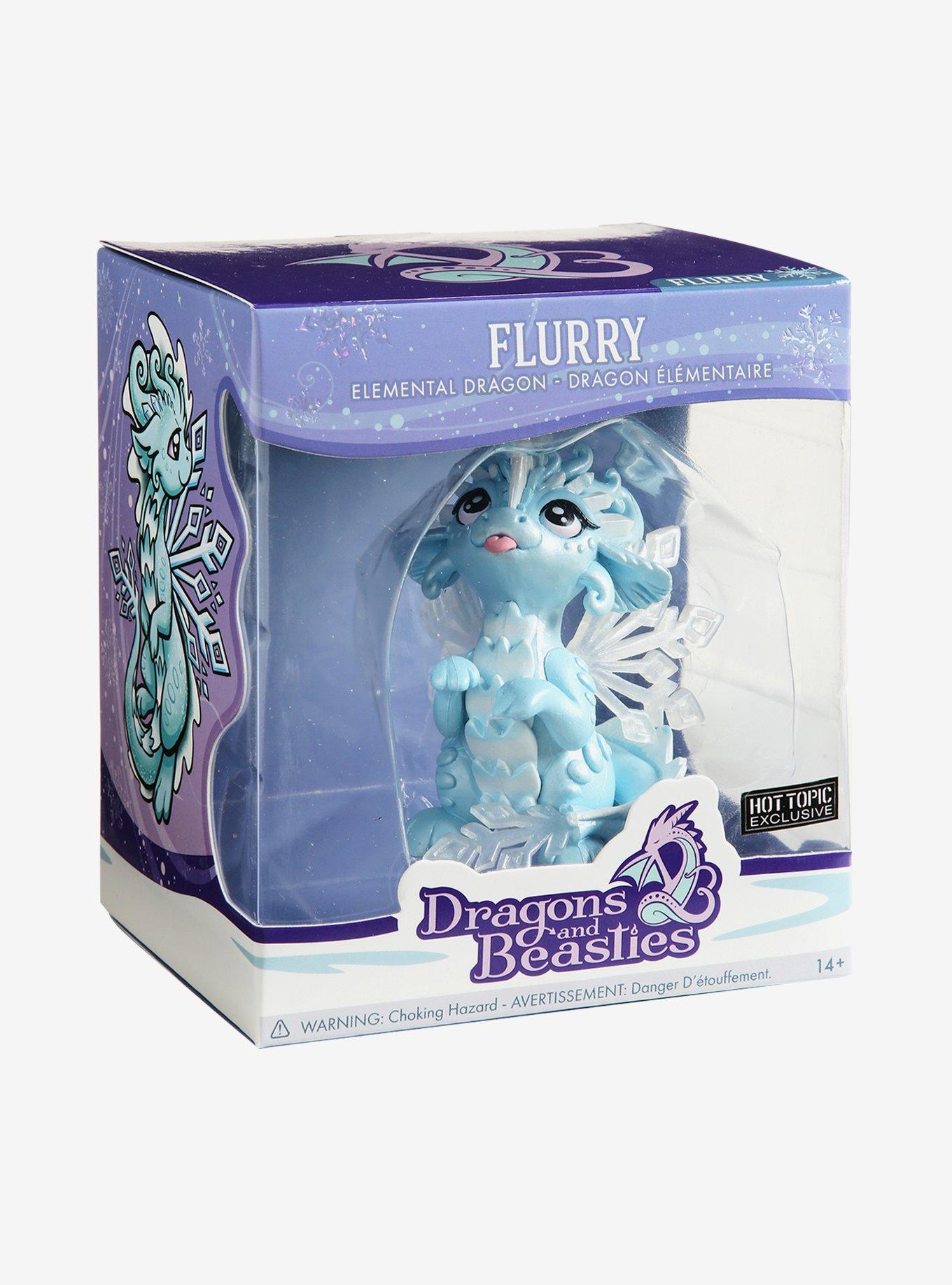 Flurry Snowflake Dragon Vinyl Figure Hot Topic Exclusive, , alternate