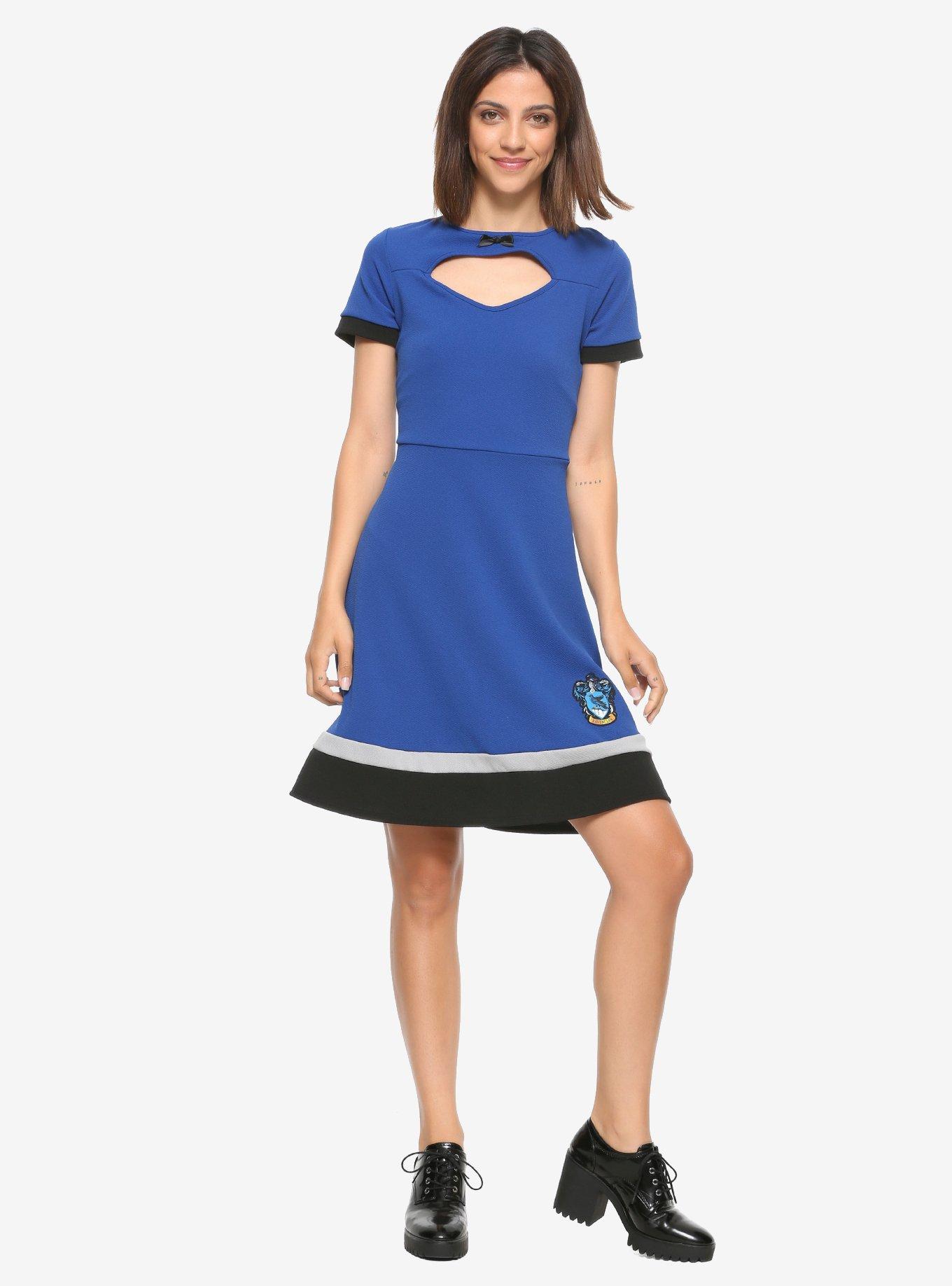 Harry Potter Ravenclaw Color-Block Dress, , alternate