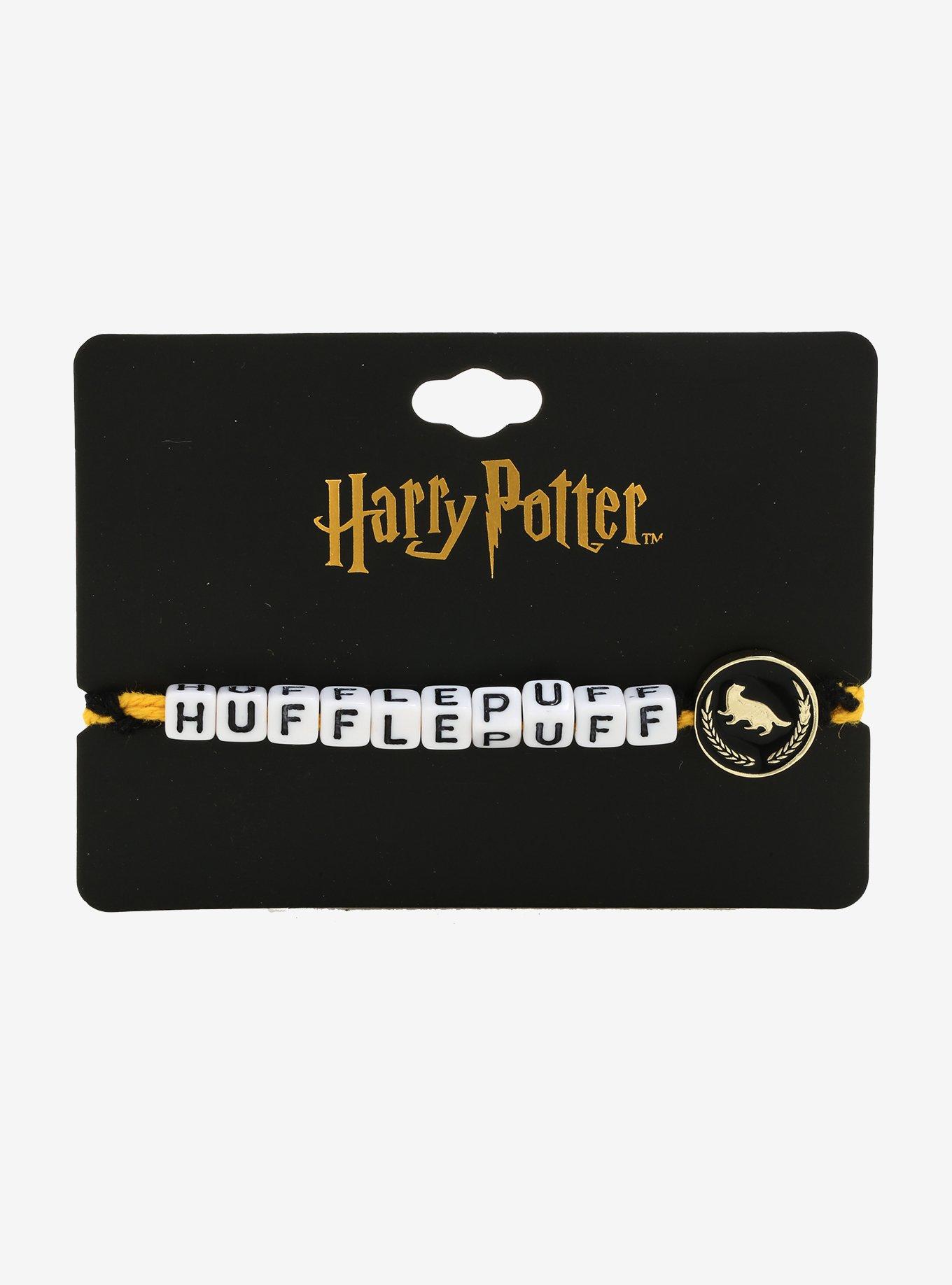 Harry Potter Hufflepuff Letter Bead Braided Bracelet - BoxLunch Exclusive, , alternate