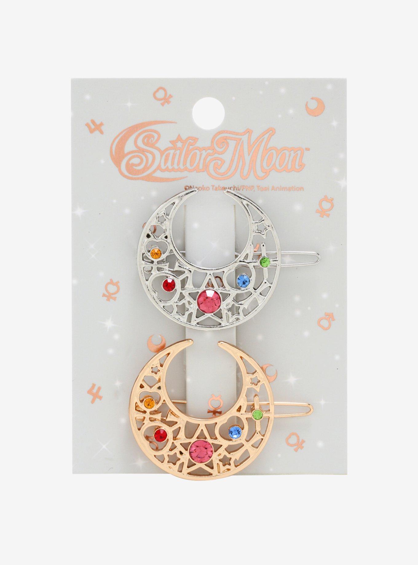 Sailor Moon Crescent Barrette Set - BoxLunch Exclusive, , alternate