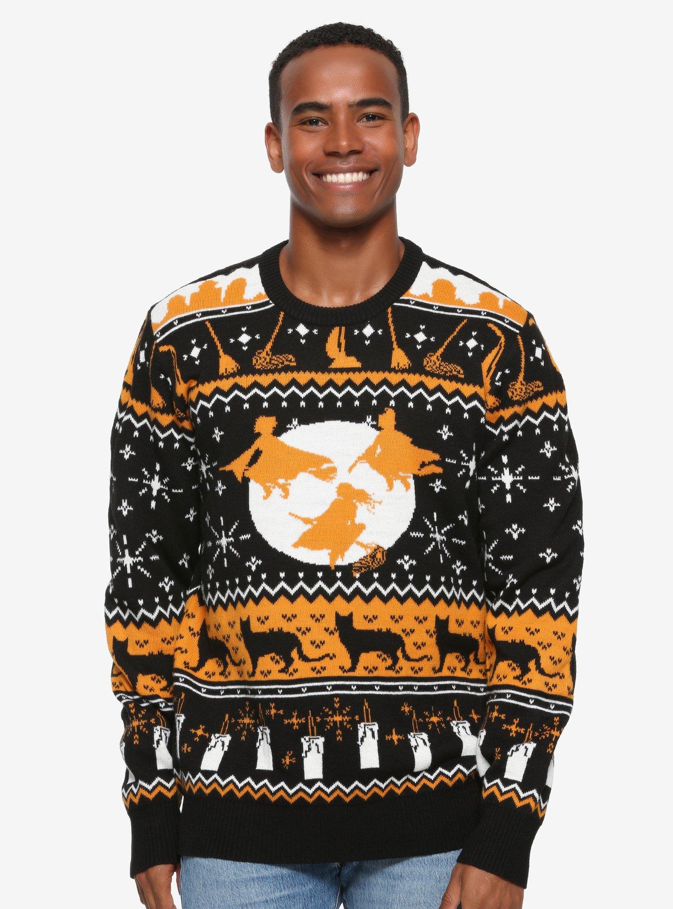 Her Universe Disney Hocus Pocus Halloween Sweater - BoxLunch Exclusive, , alternate