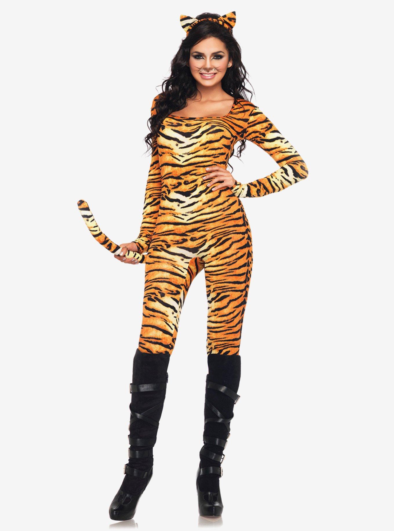 Wild Tigress Catsuit Costume, , hi-res