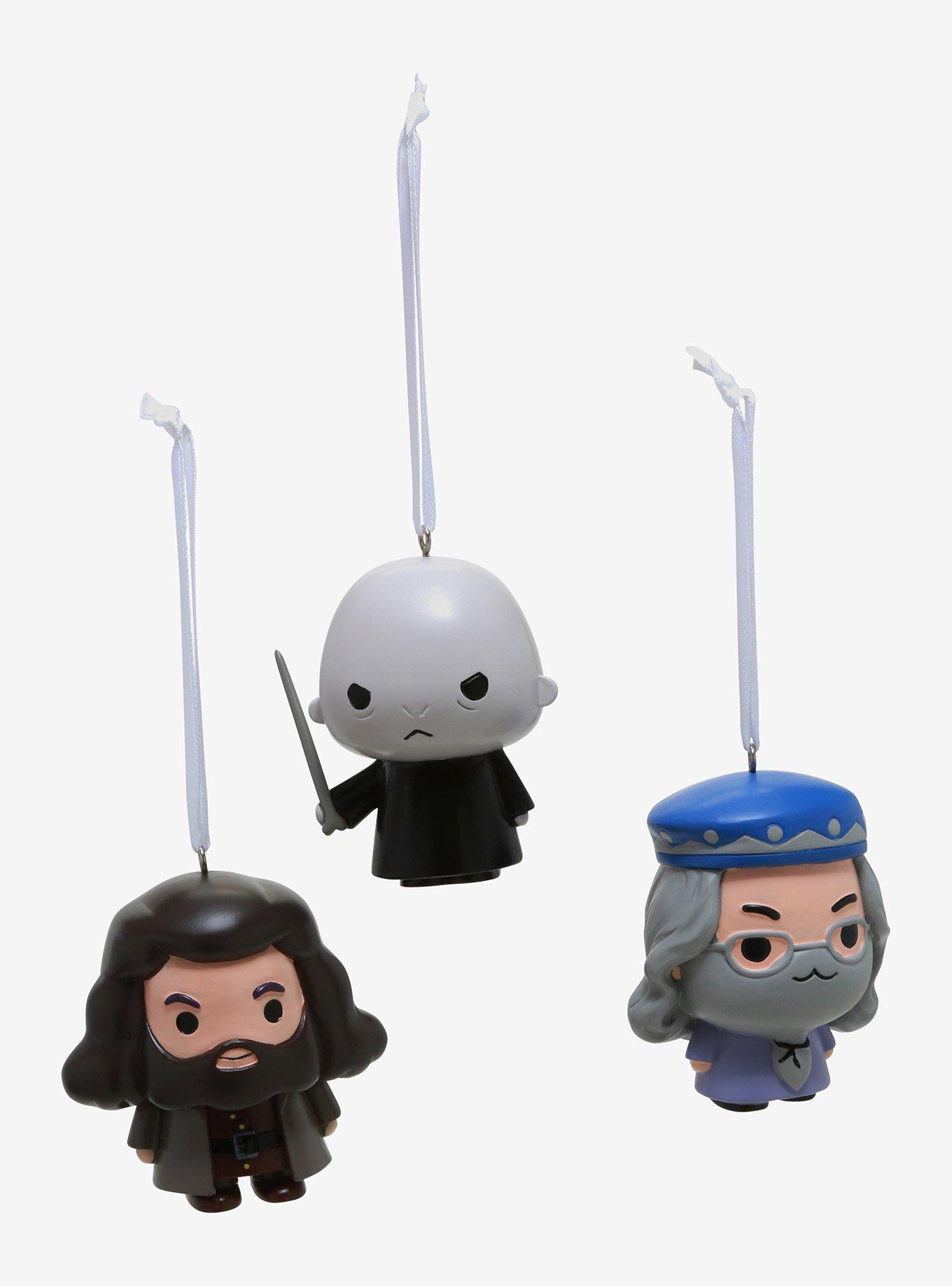 Harry Potter Hagrid Voldemort Dumbledore Ornament Set, , alternate