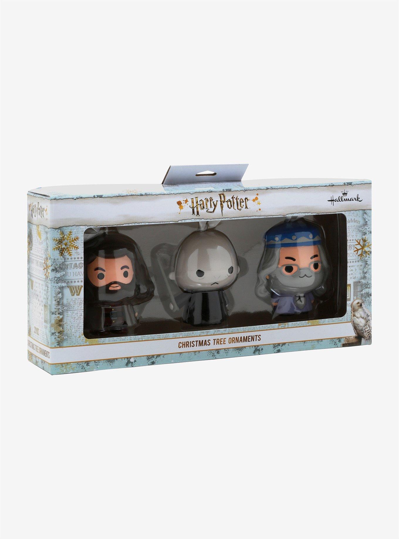 Harry Potter Hagrid Voldemort Dumbledore Ornament Set, , alternate